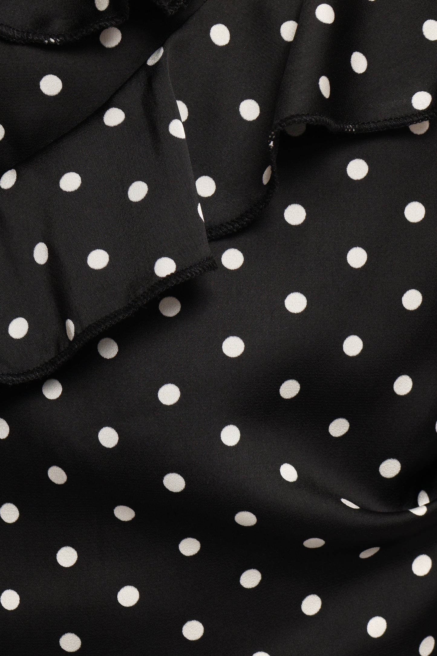 Adelina Maxi Dress - Black Polka Dot