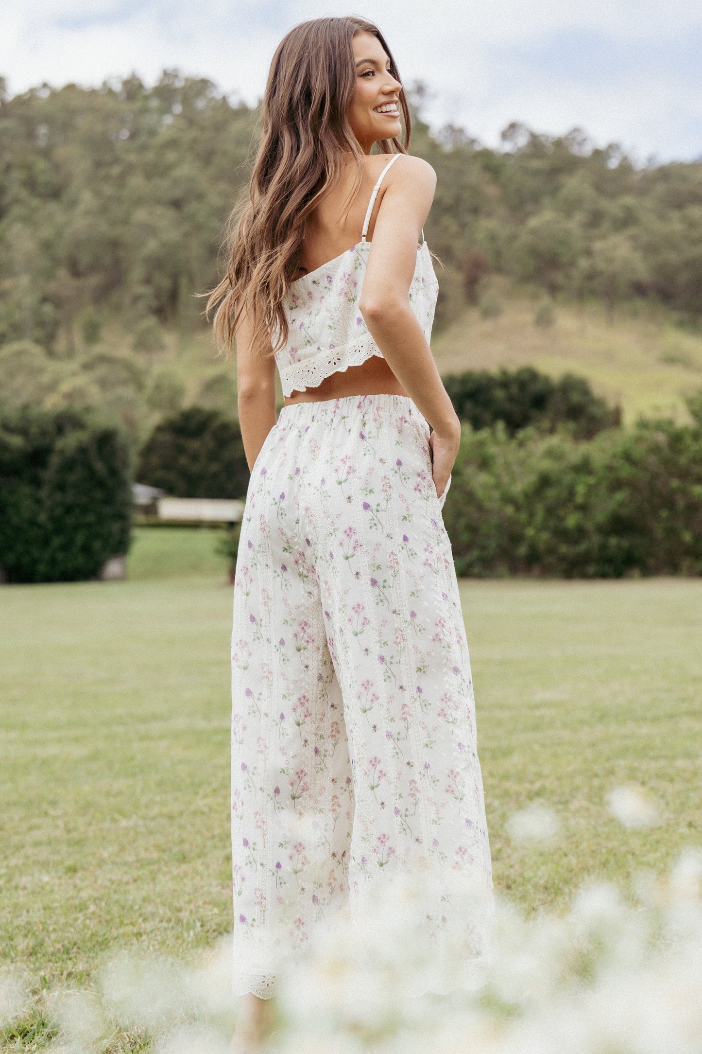 Alison Two Piece Set - Pink Floral