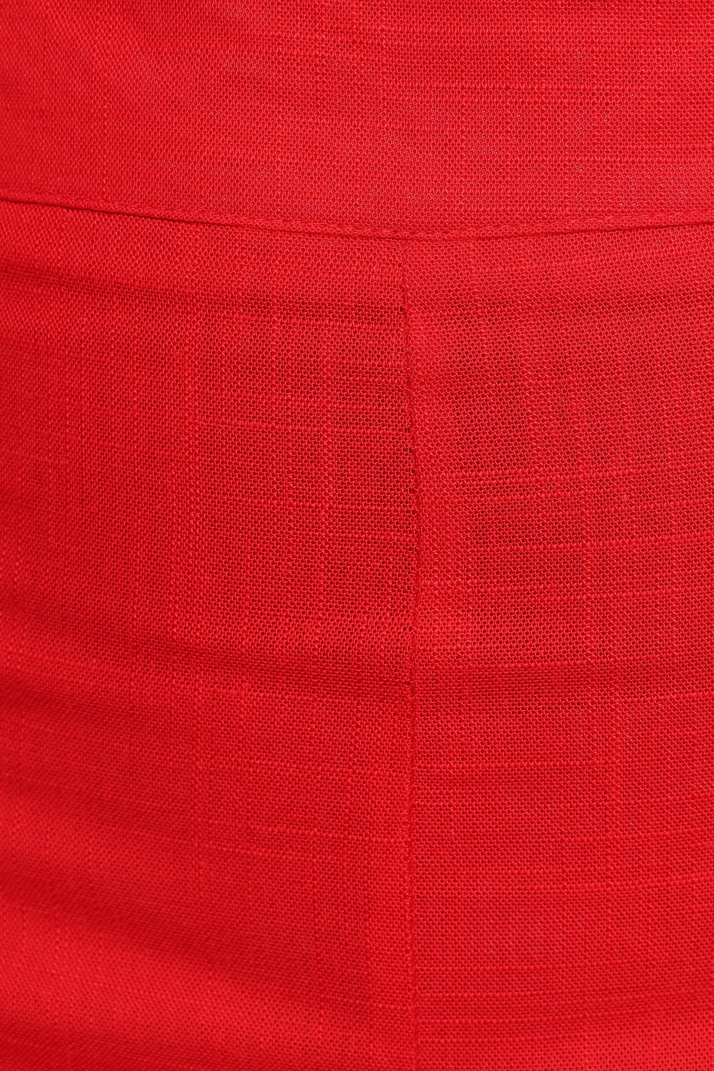 Amia Linen Blend Pants - Red