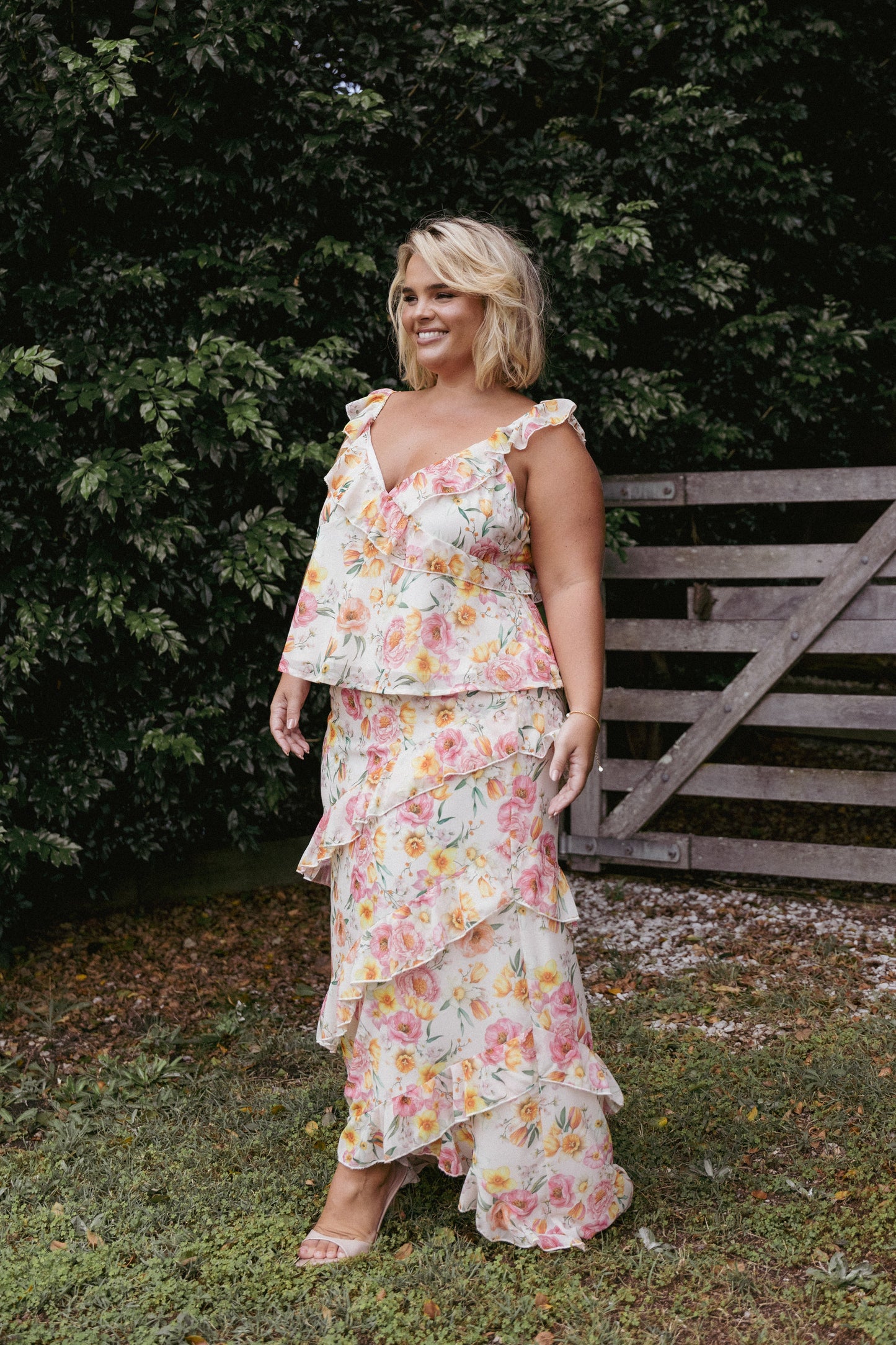 Andie Skirt Set - Peony