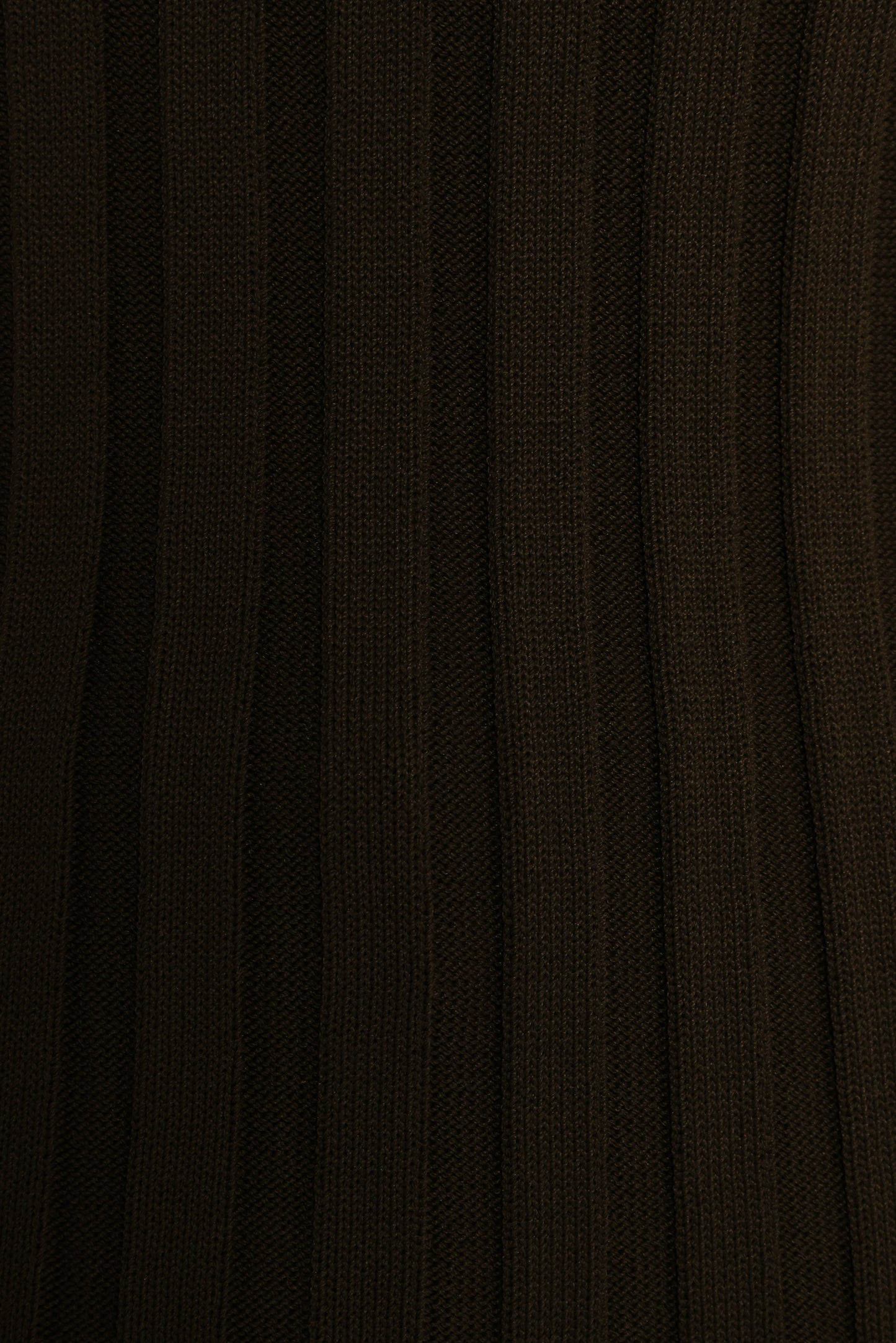 Aneesa Wide Rib Knit Top - Dark Olive