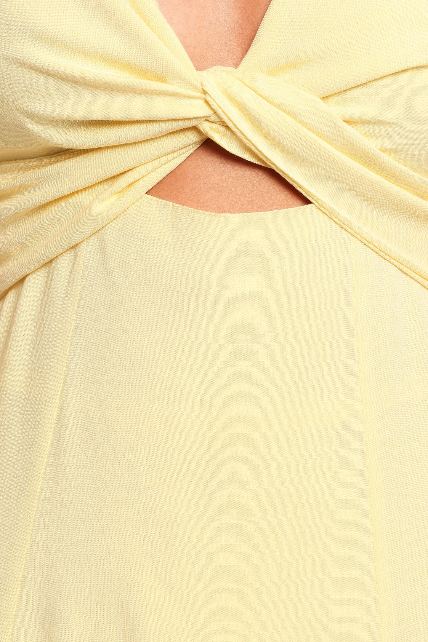 Archer Midi Dress - Butter Yellow