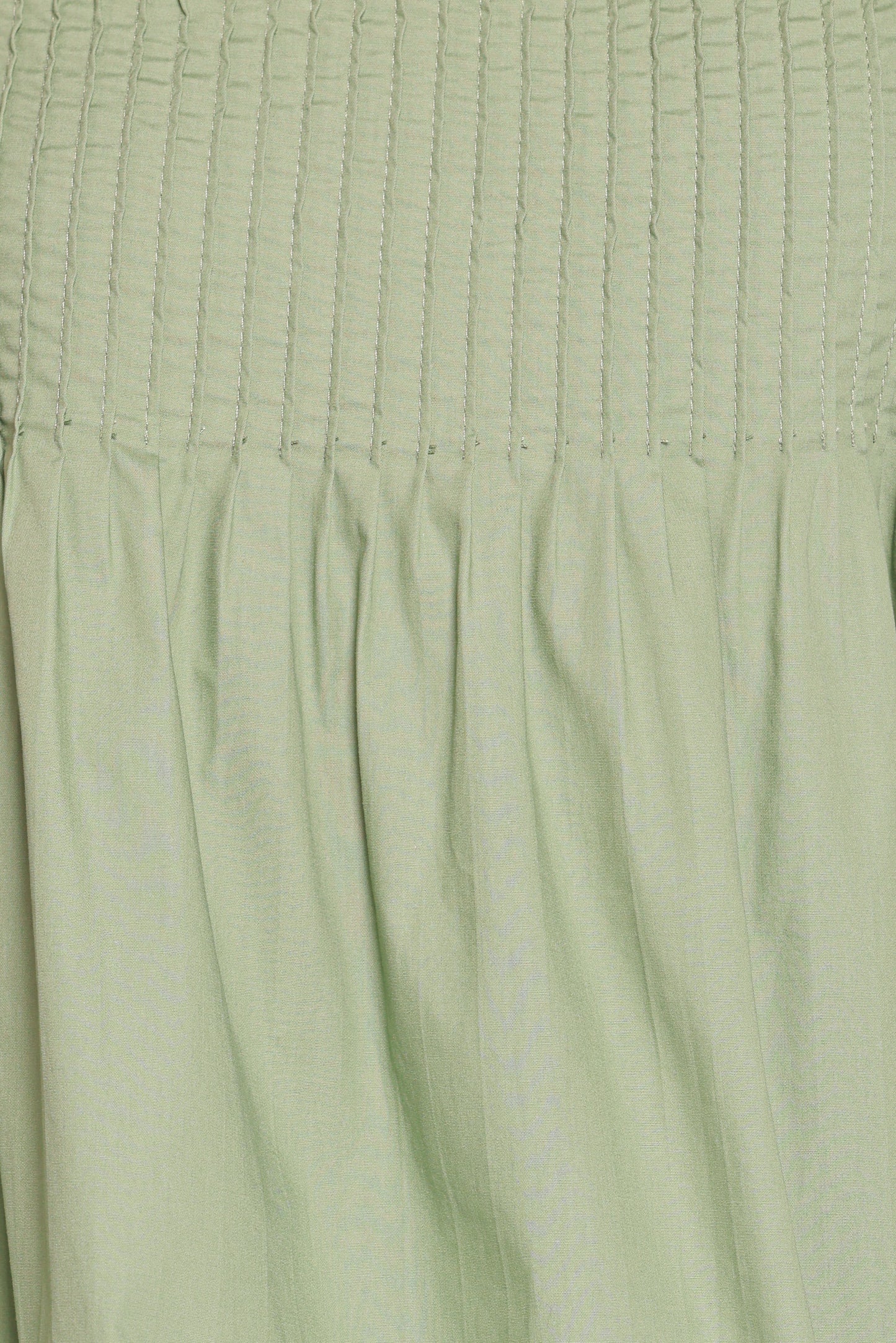 Carson Pleated Top - Sage Green