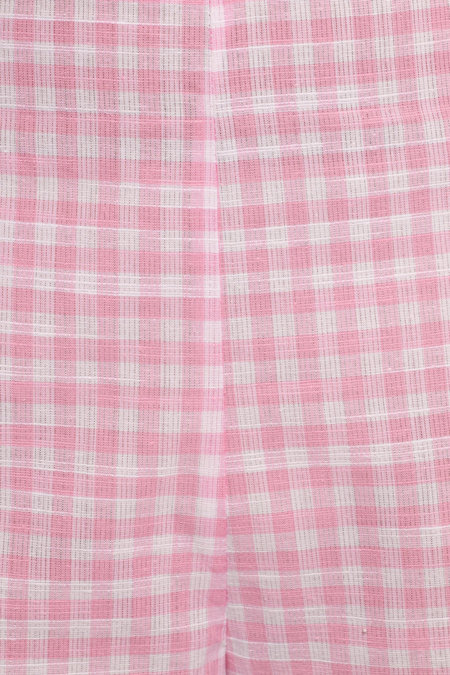 Devlin Cotton Pant - Pink Gingham