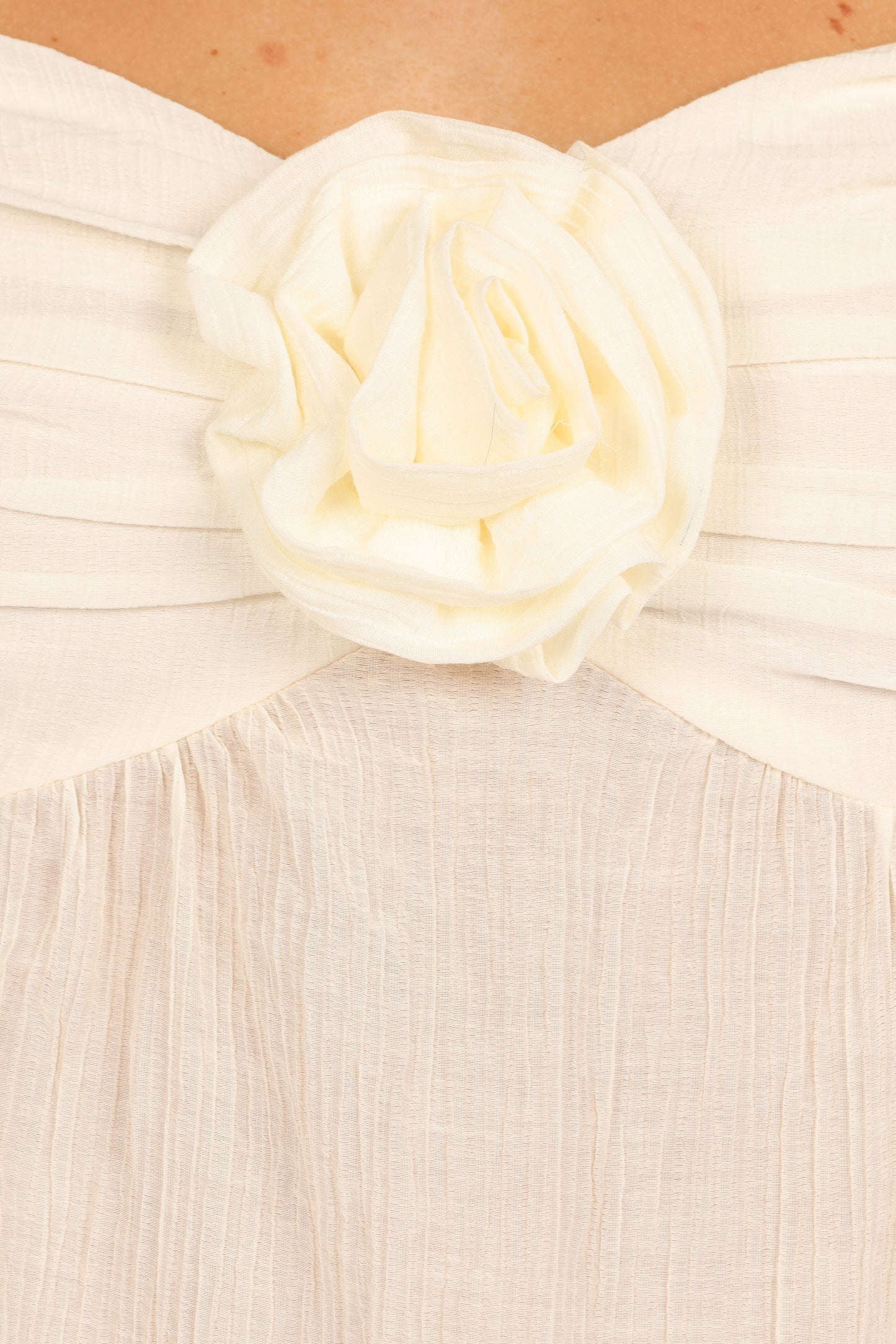 Emerson Rosette Top - Ivory
