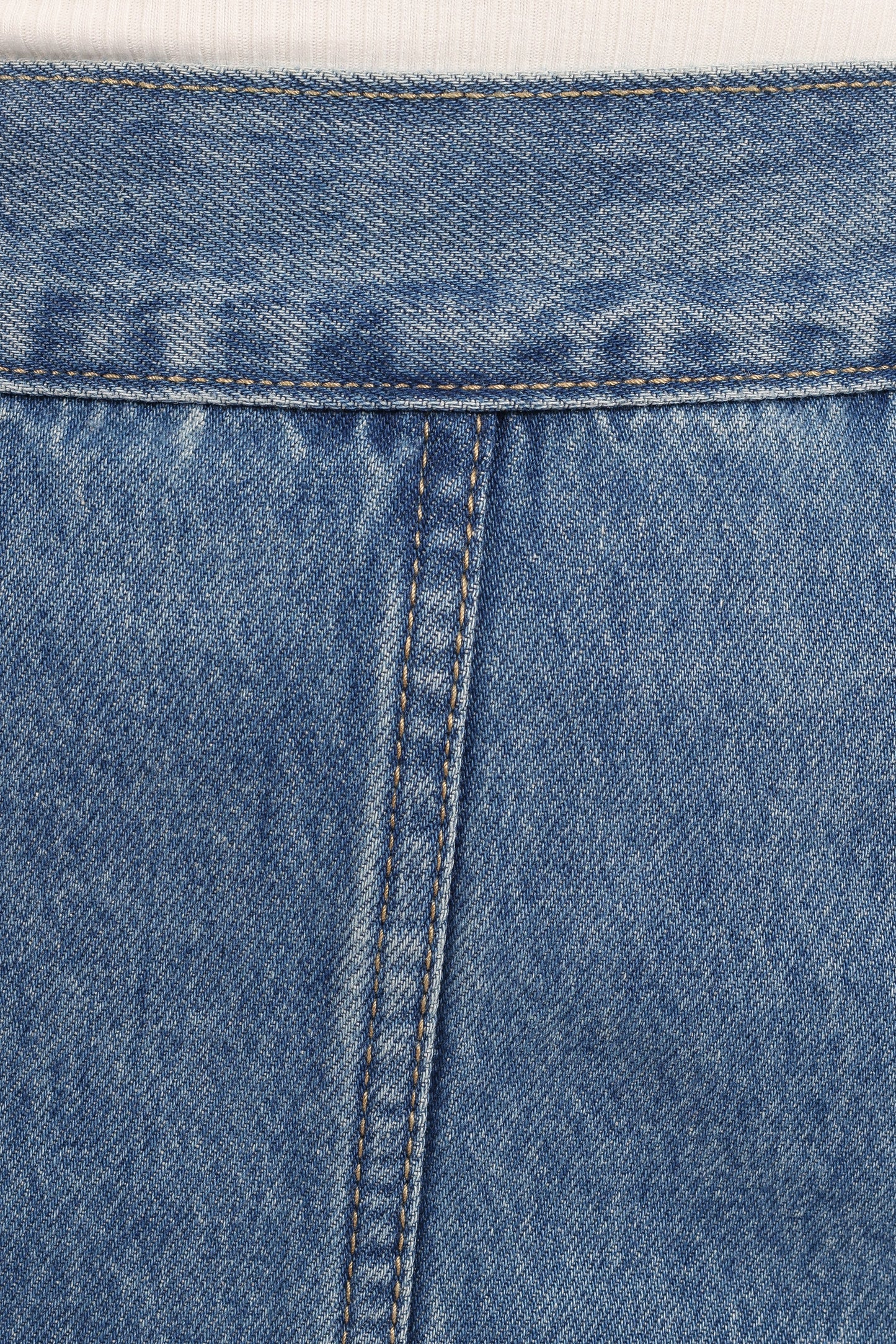 Gwen Denim Skirt - Mid Wash Denim