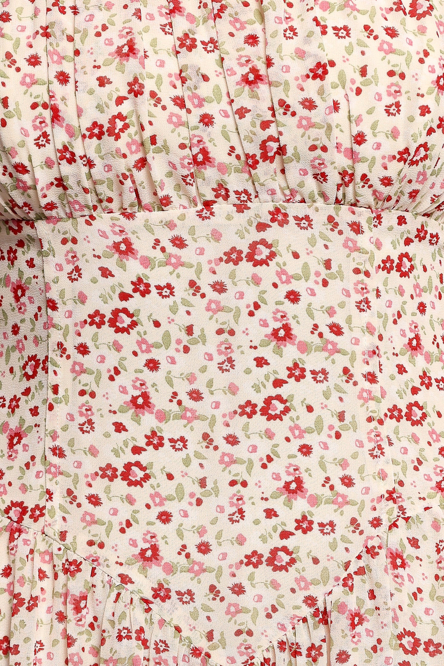 Jody Strapless Maxi Dress - Floral