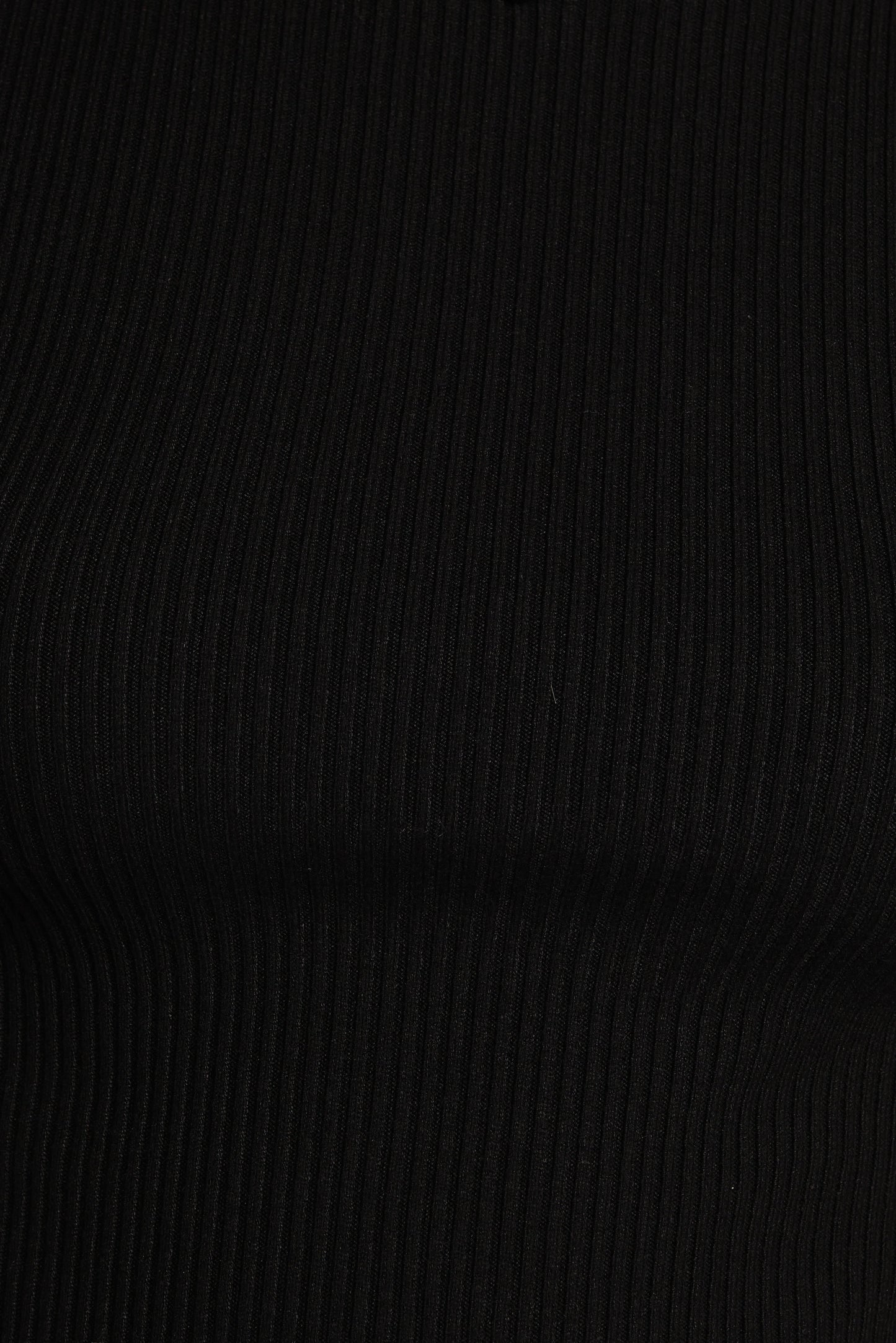 Kya Short Sleeve Knit Top - Black