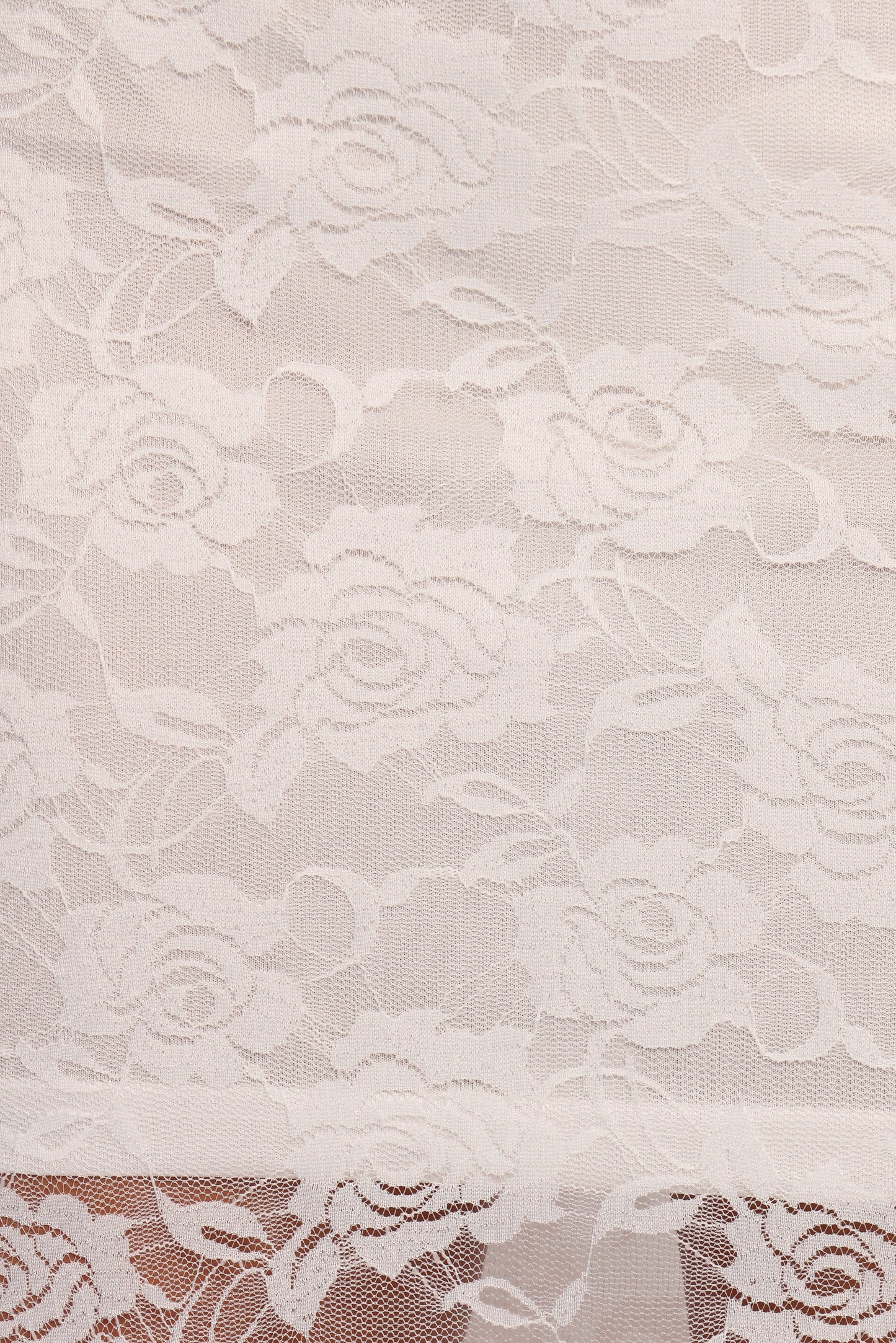 Laken Sheer Lace Maxi Skirt - White