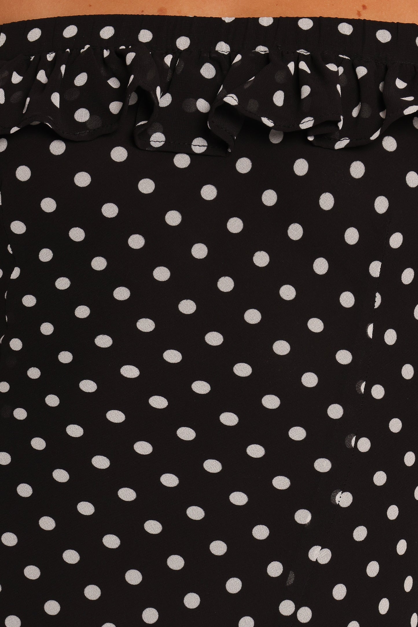 Layana Midi Dress - Black/White