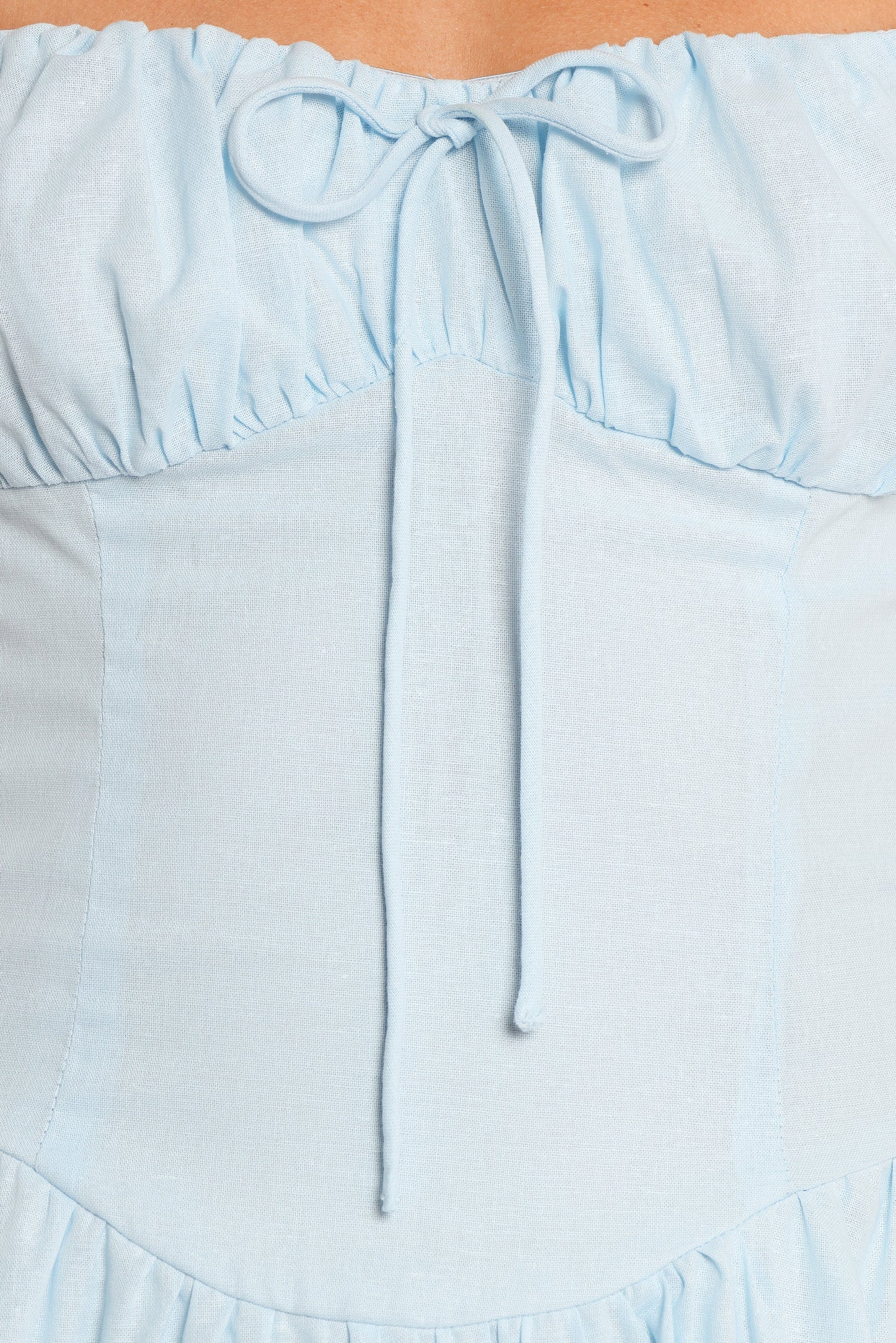 Leane Mini Dress - Soft Blue