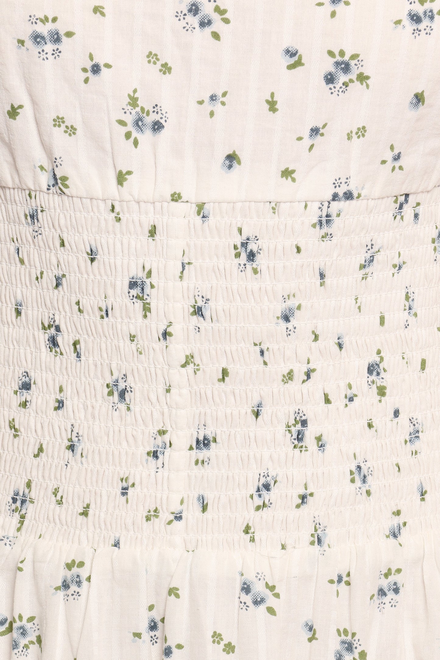 Leticia Midi Dress - Blue Ditsy Floral