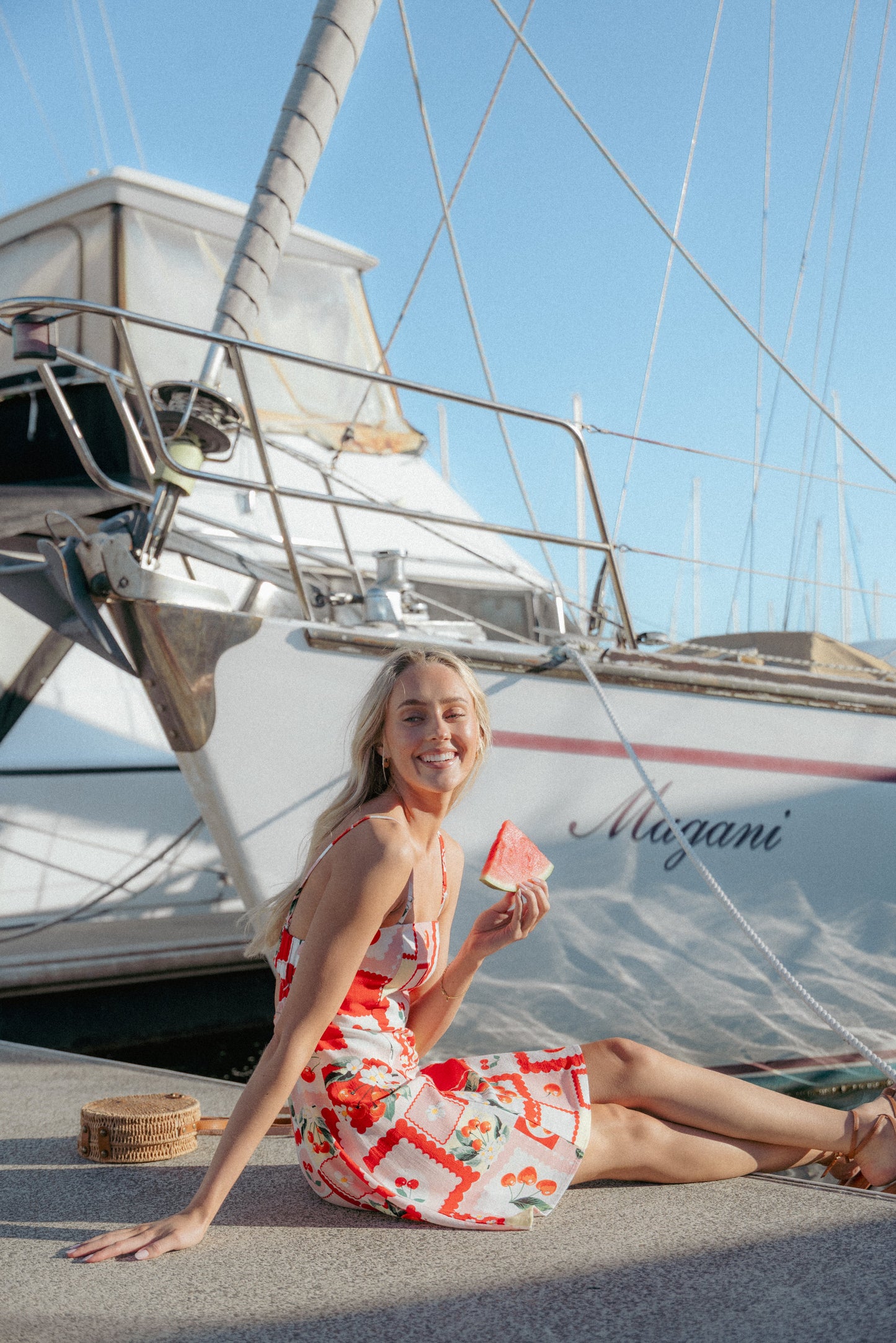 Loredana Mini Dress - Cherry