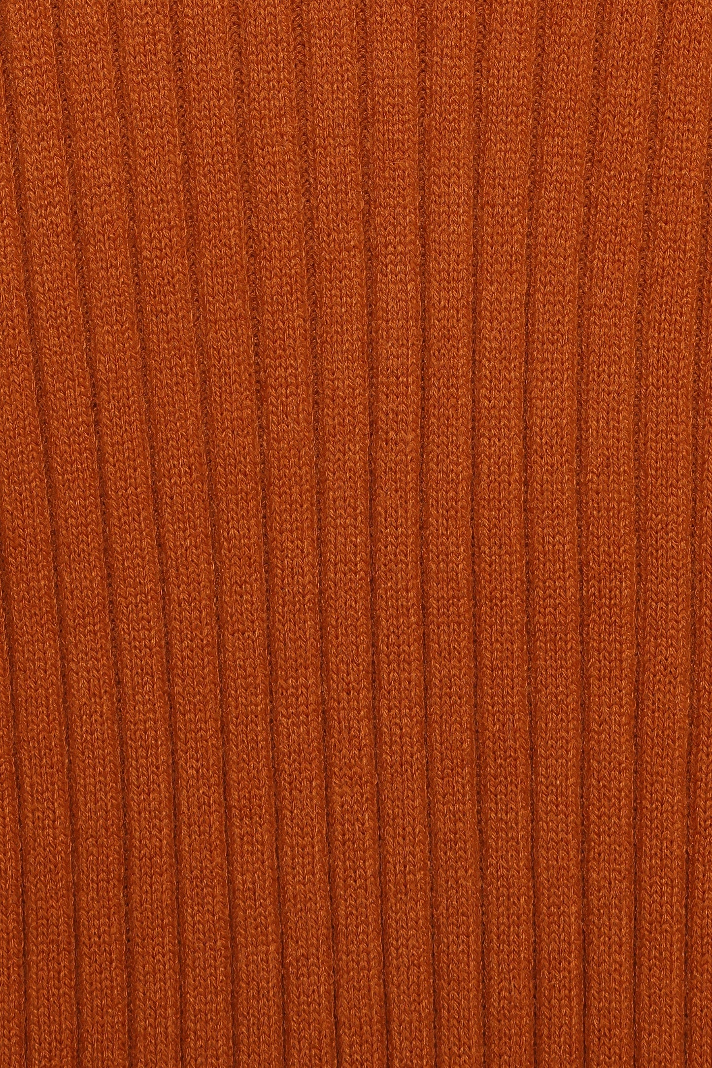 Makenna Long Open Front Cardigan - Rust