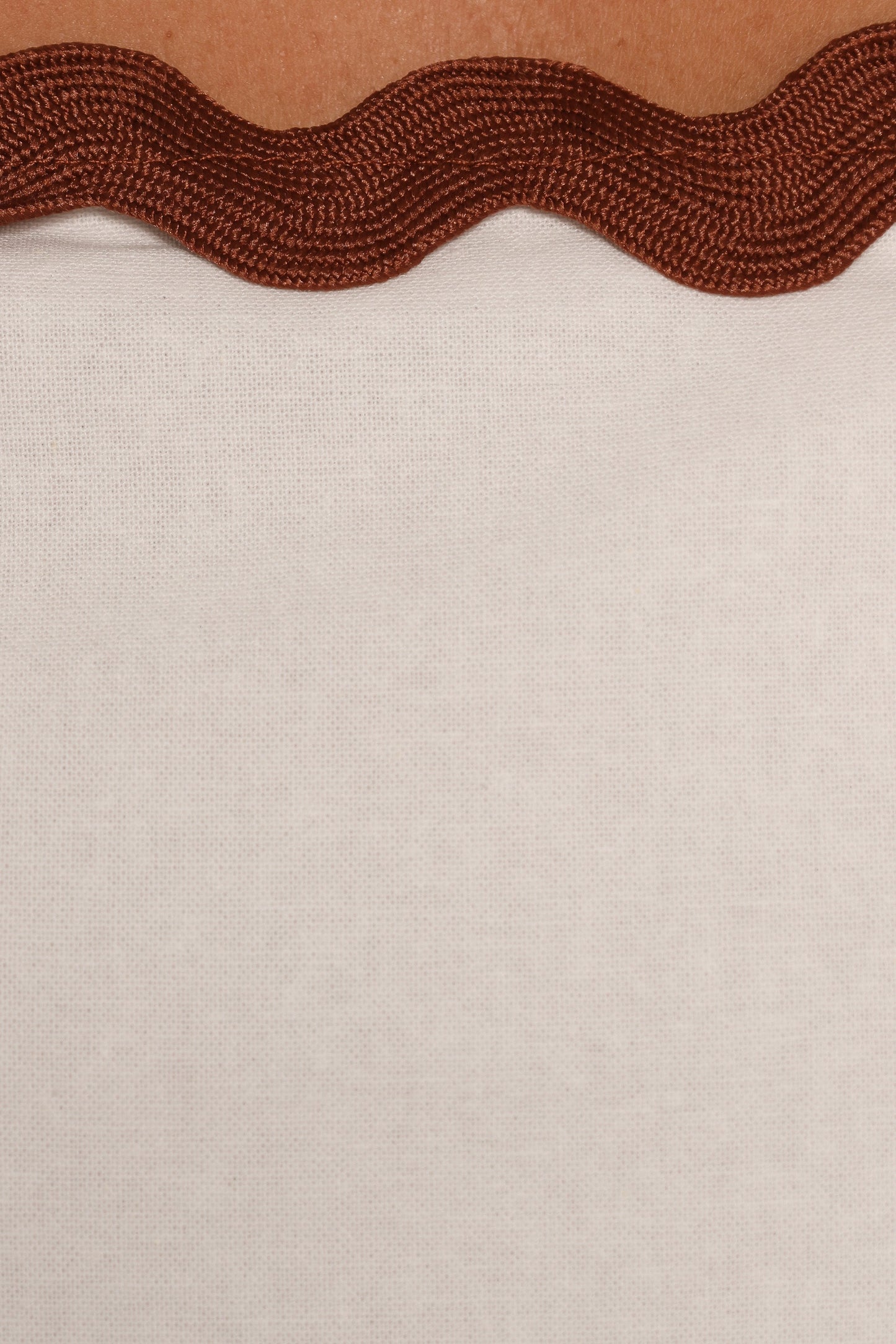 Mollymook Top - White Tan