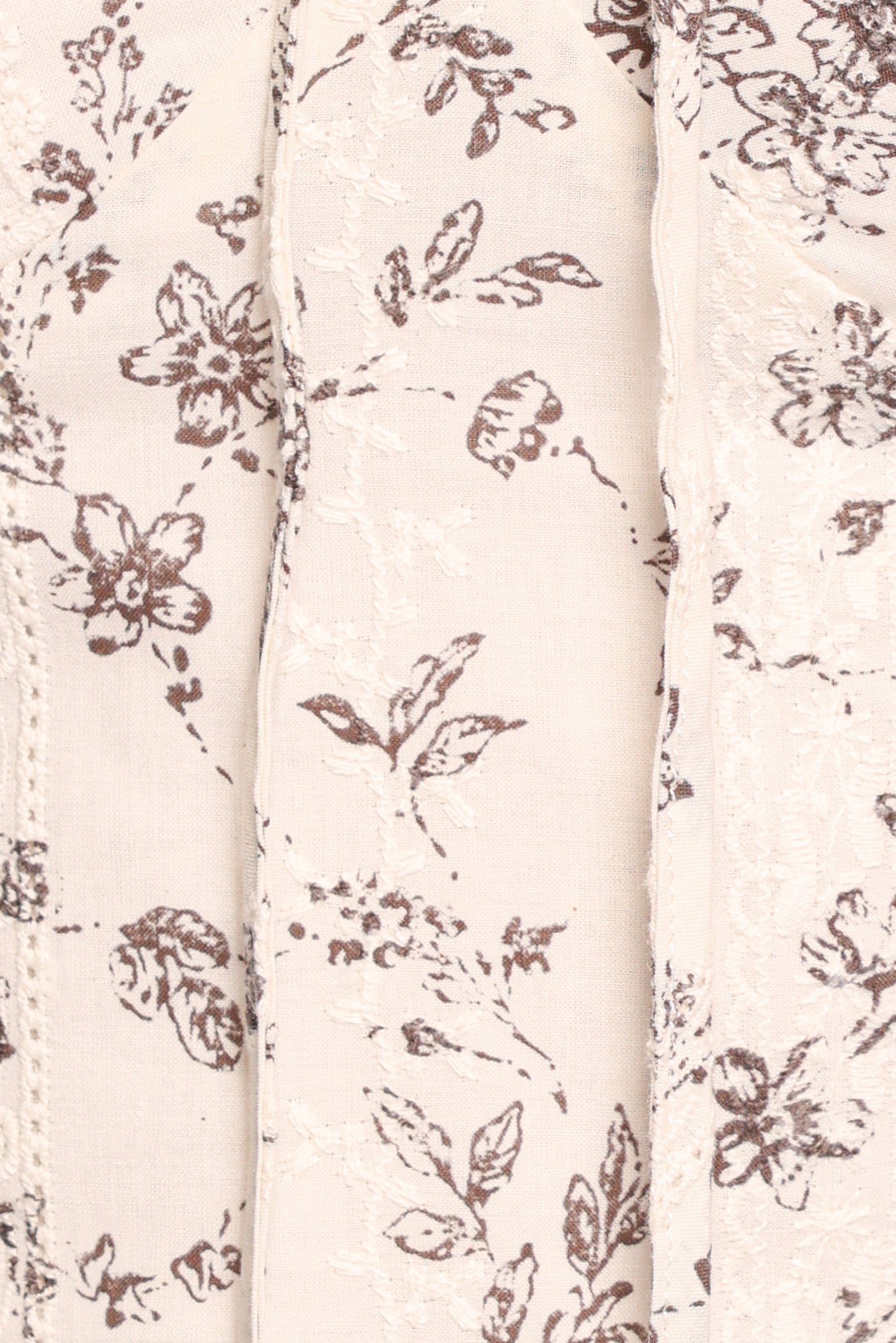 Monira Top - Brown Ivory