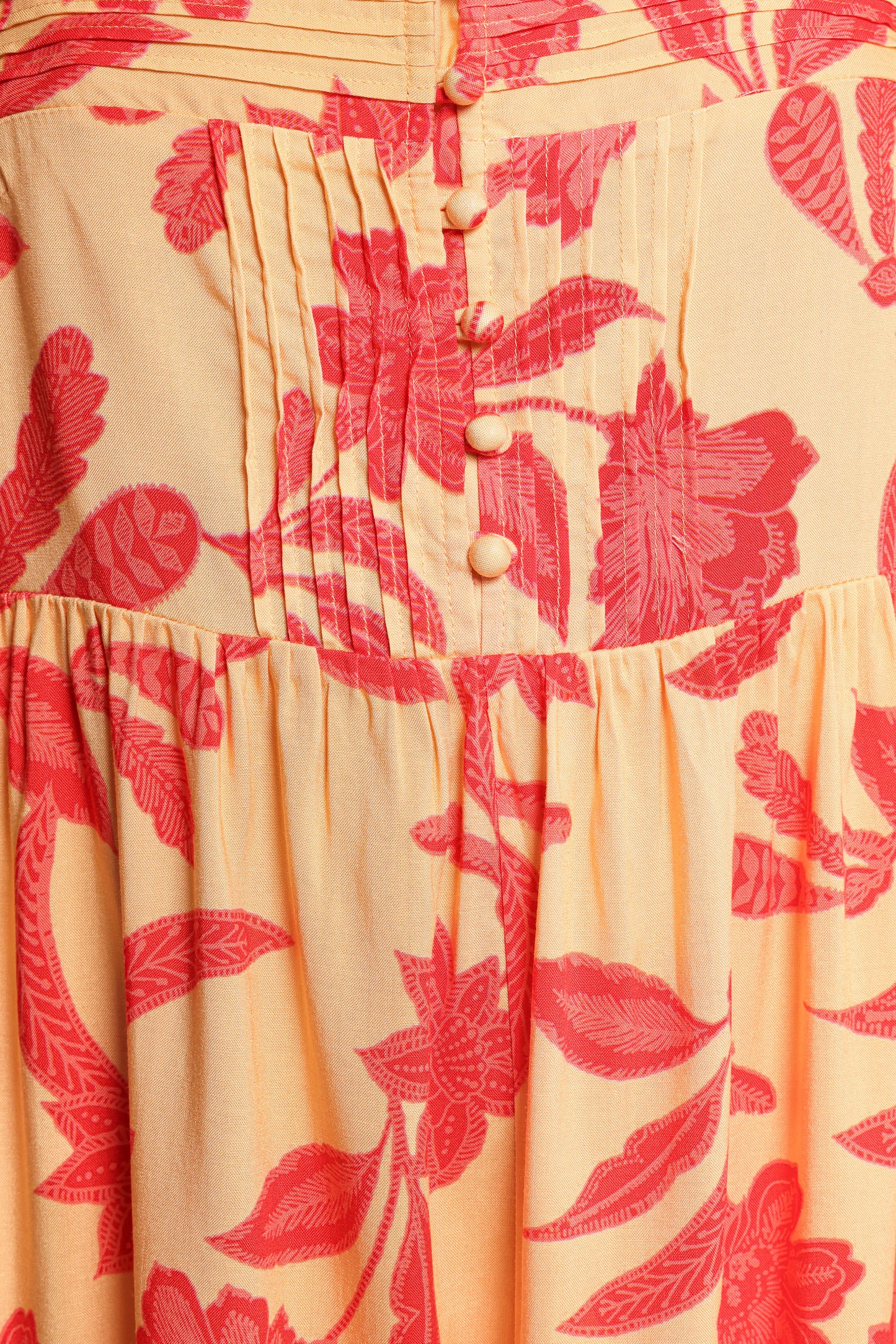 Nani Romper - Red Yellow Paisley Floral