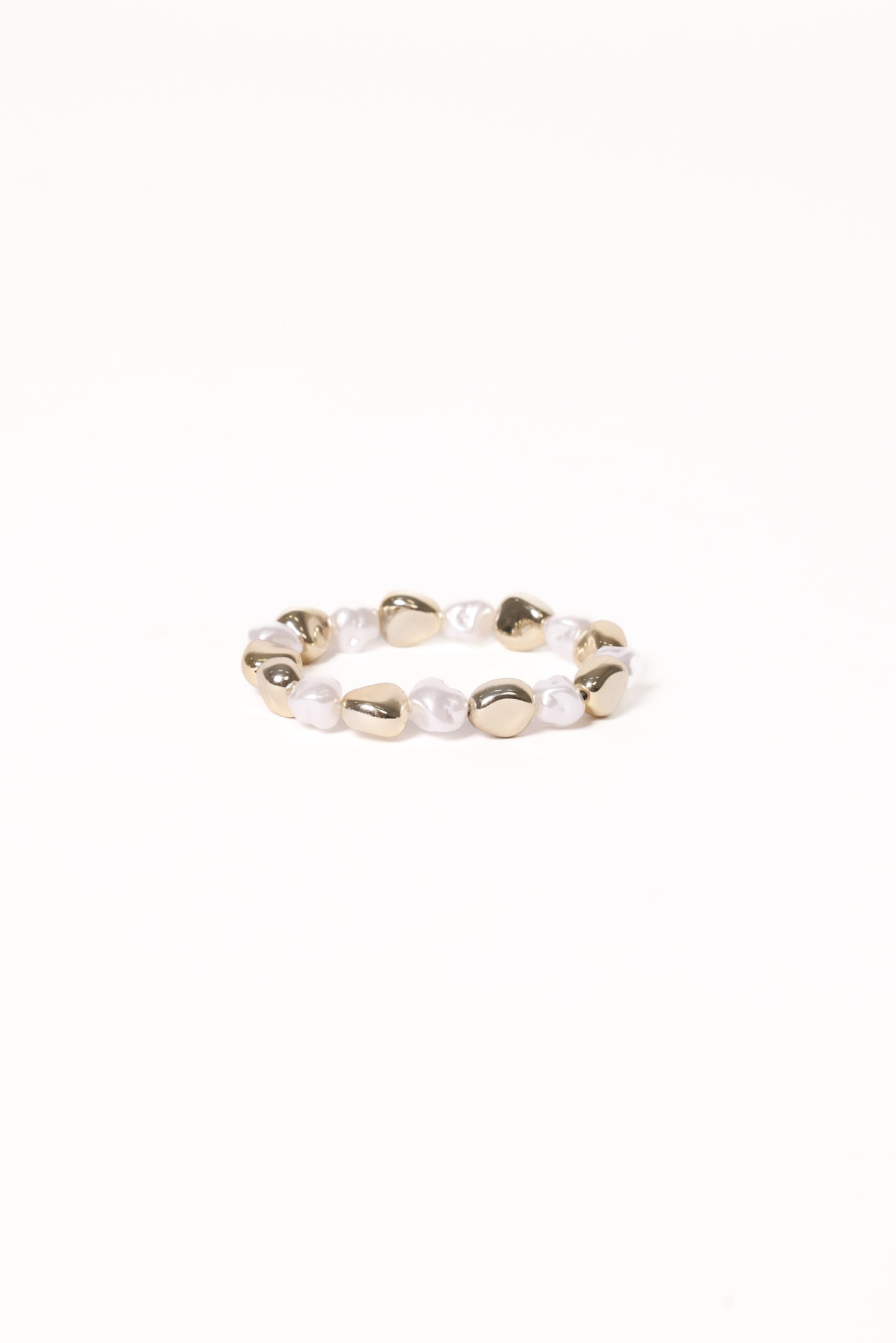 Phoenix Bracelet - Gold/Pearl