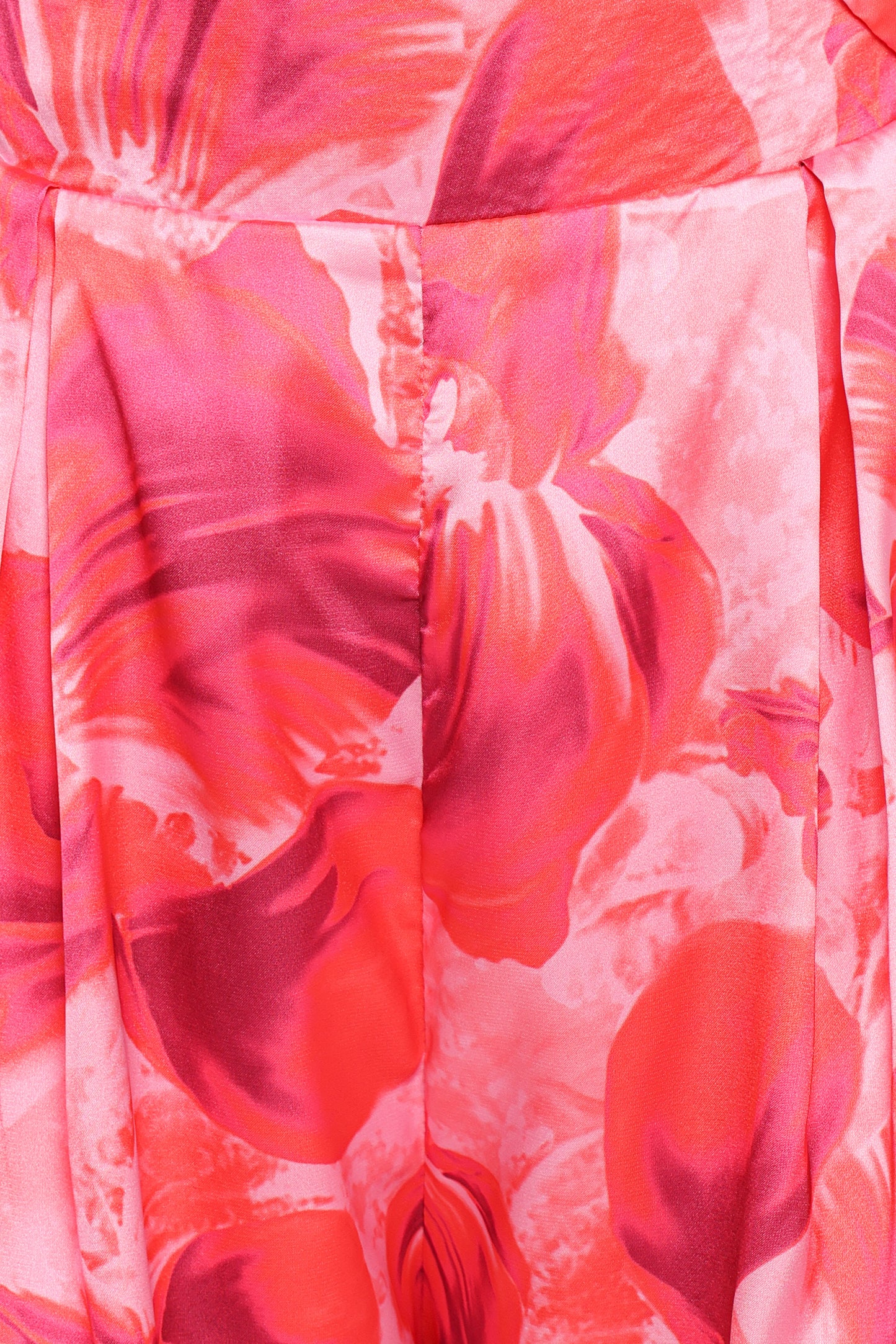 Primrose Halter Romper - Pink Red