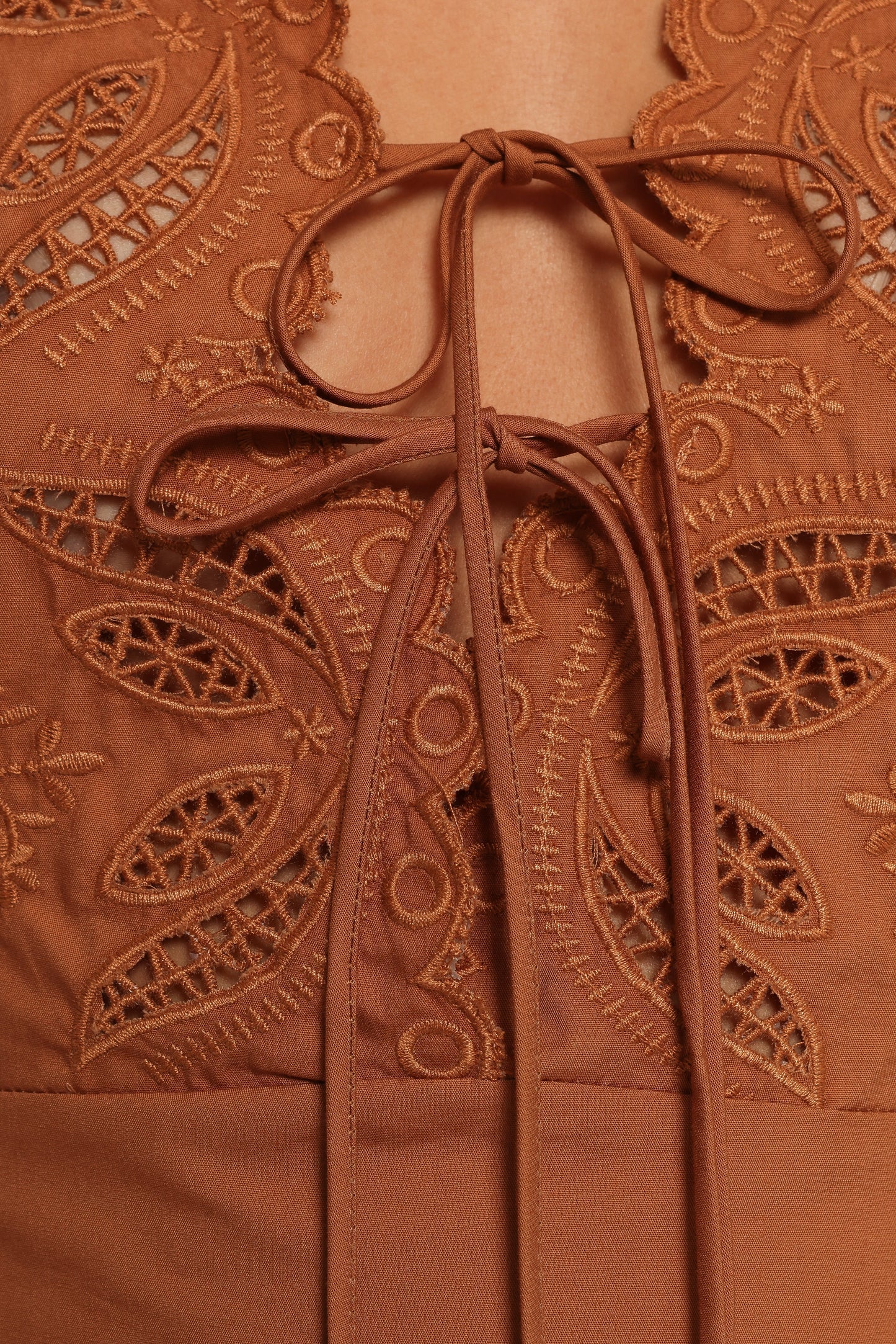 Rhodes Mini Dress - Brown