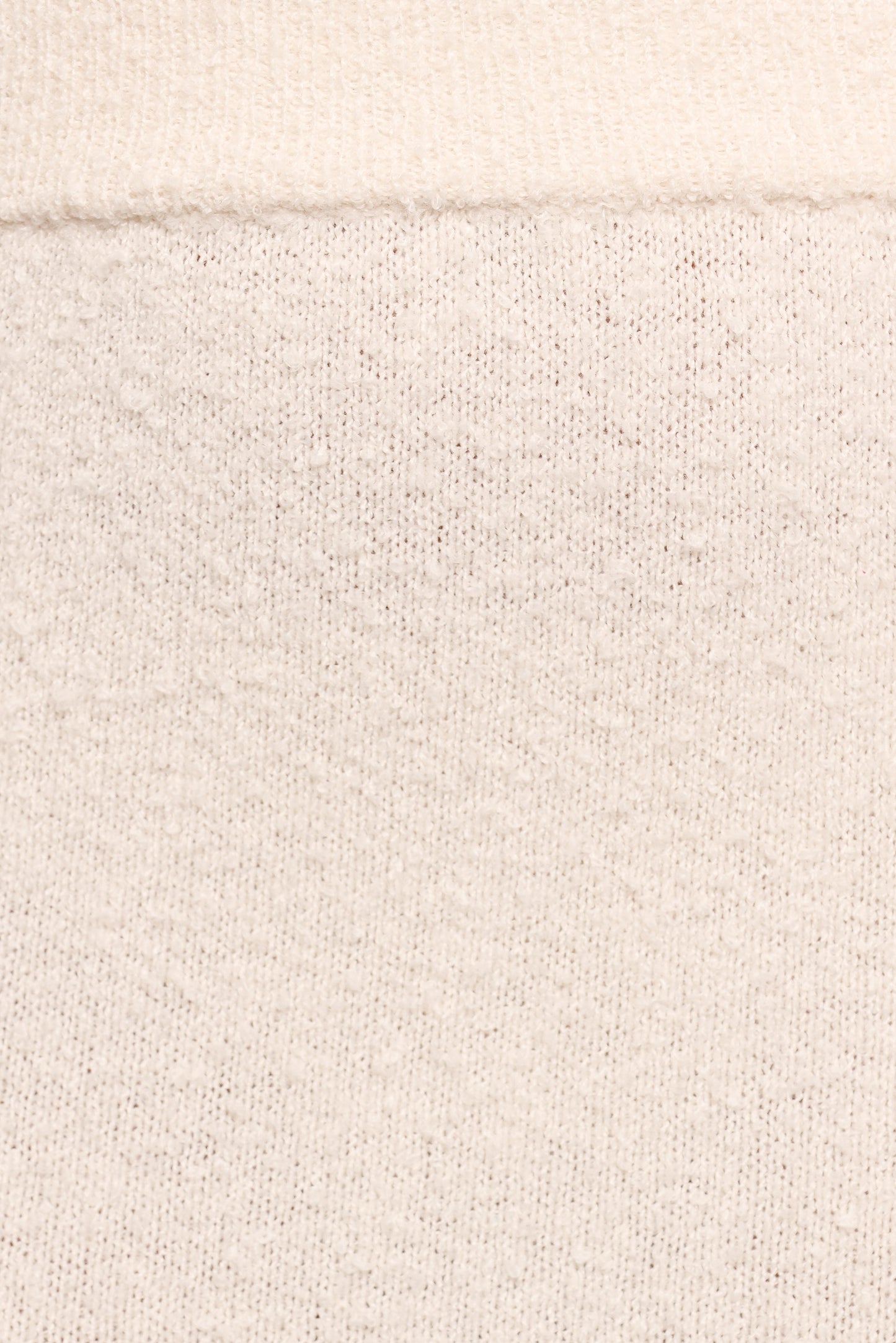 Rowee Boucle Knit Midi Skirt - White