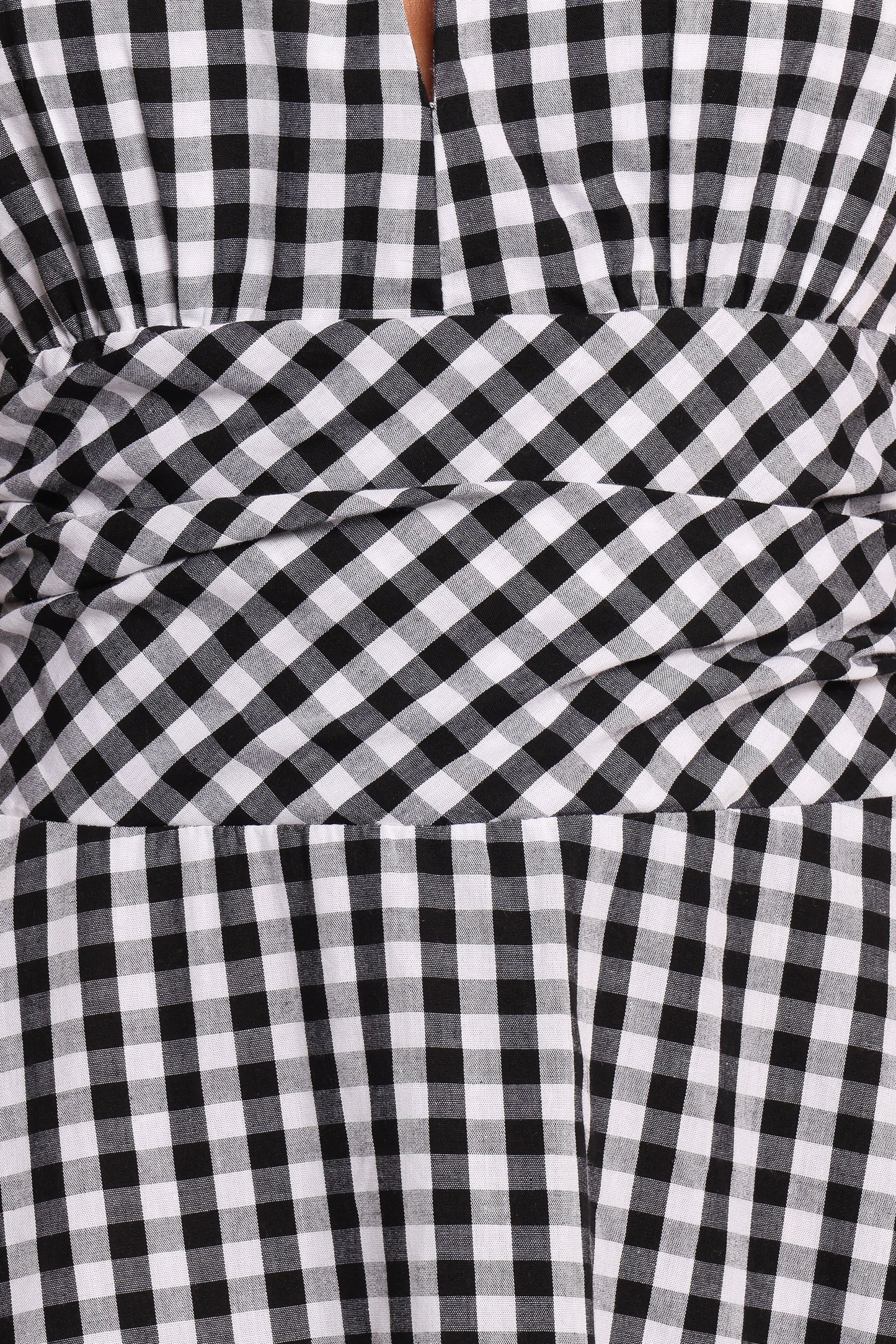 Solene Maxi Halterneck Dress - Black/White