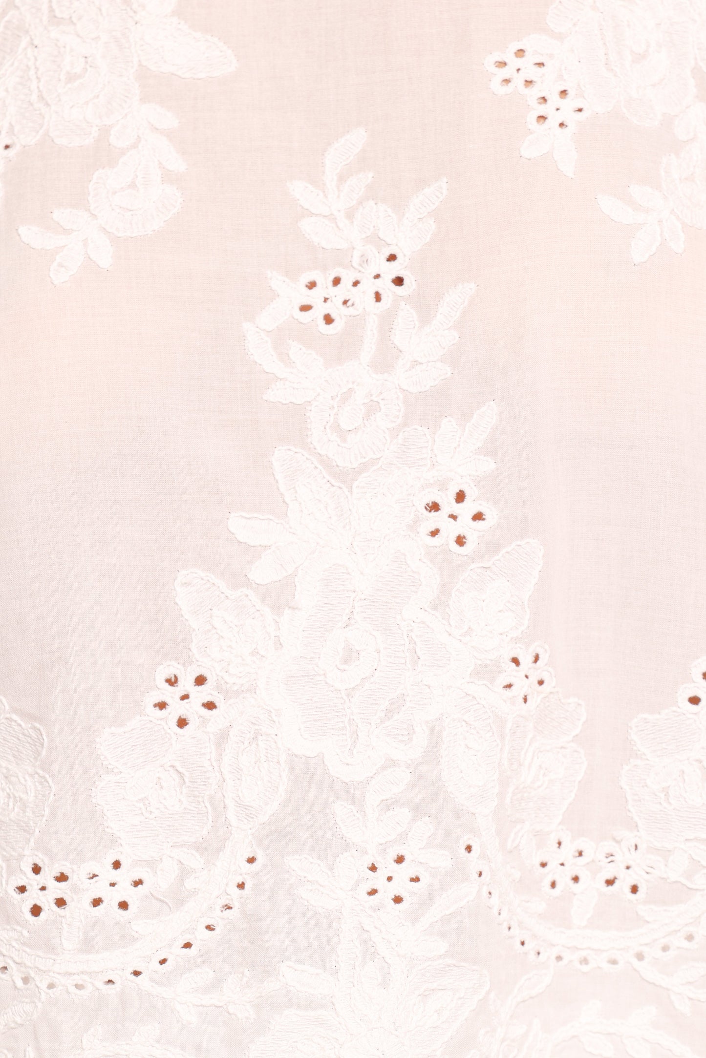 Tanis Embroidered Top - White