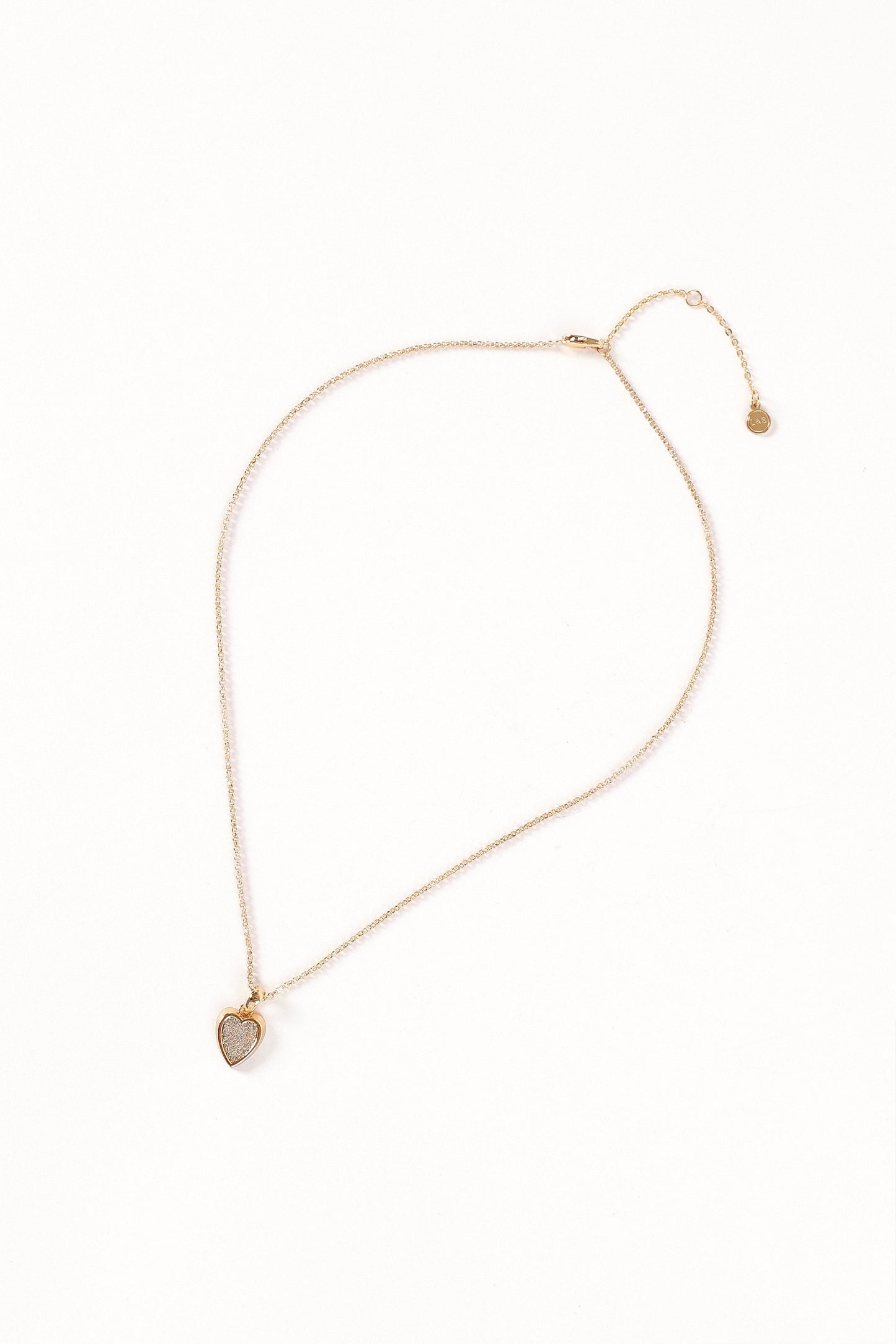 Sophie Heart Necklace - Gold
