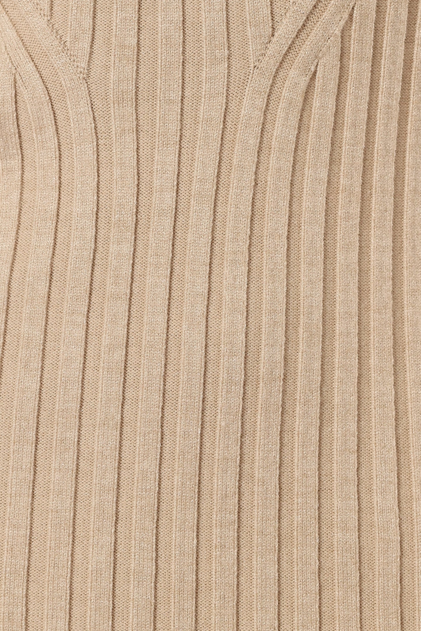 Ainsley Long Sleeve Midi Dress - Nude