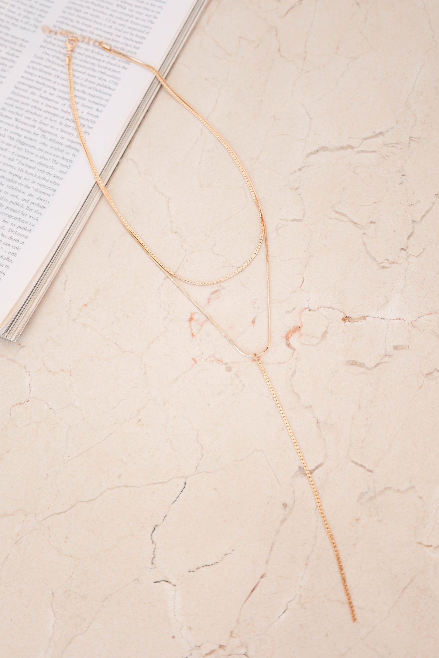 Addison Layered Necklace - Gold