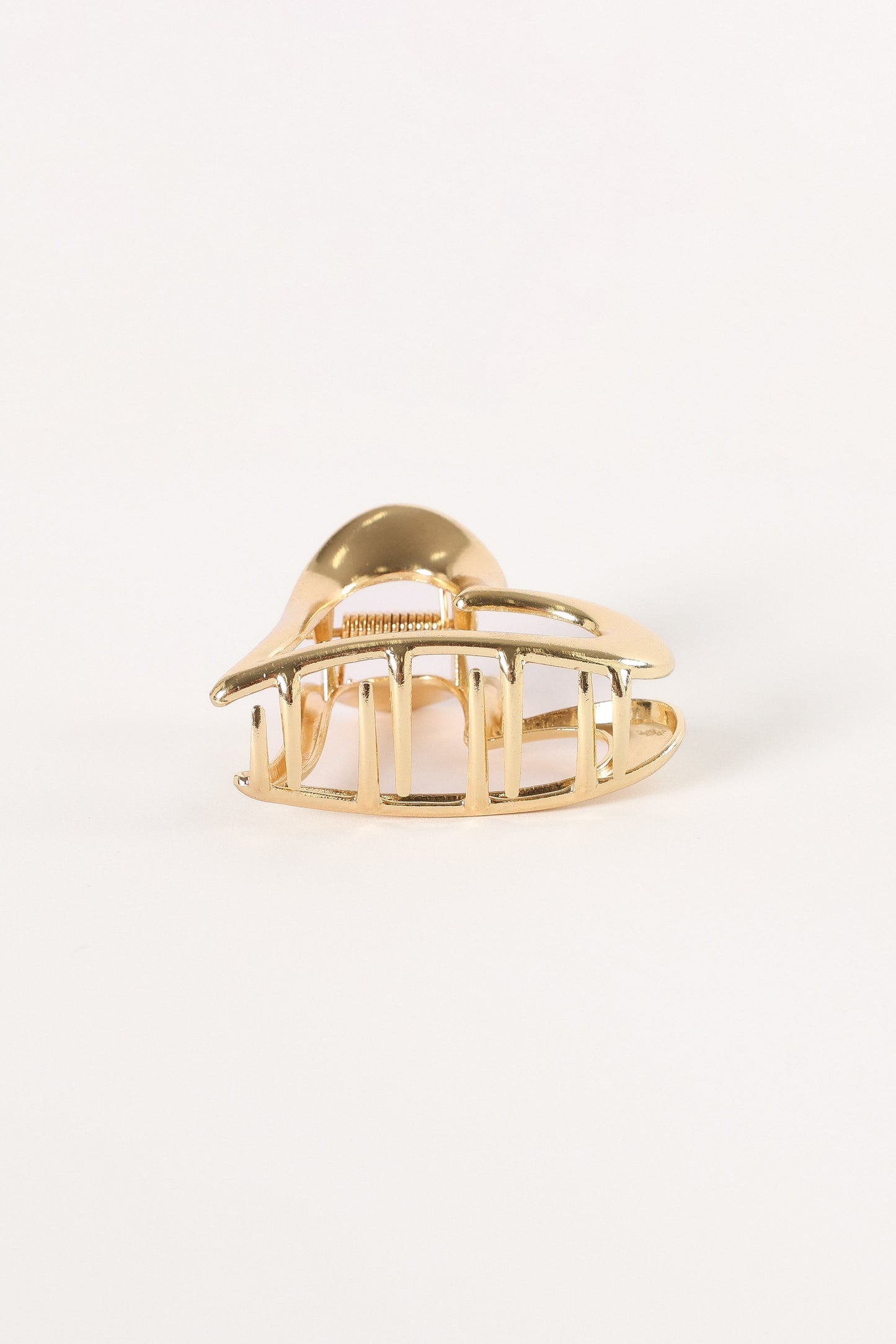 Amore Heart Hair Clip - Gold