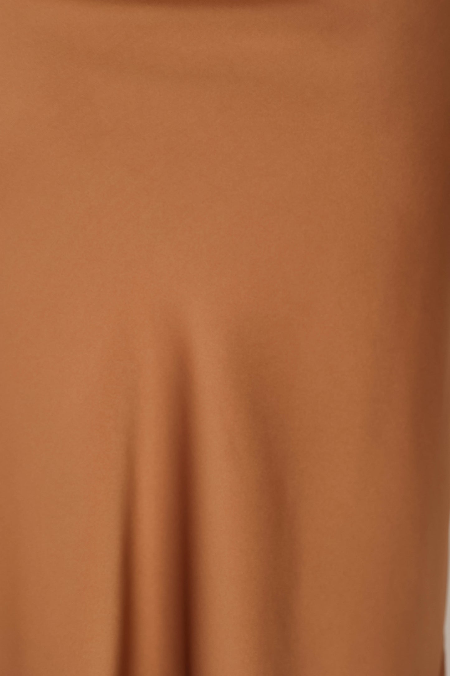 Nellie Satin Midi Skirt - Bronze