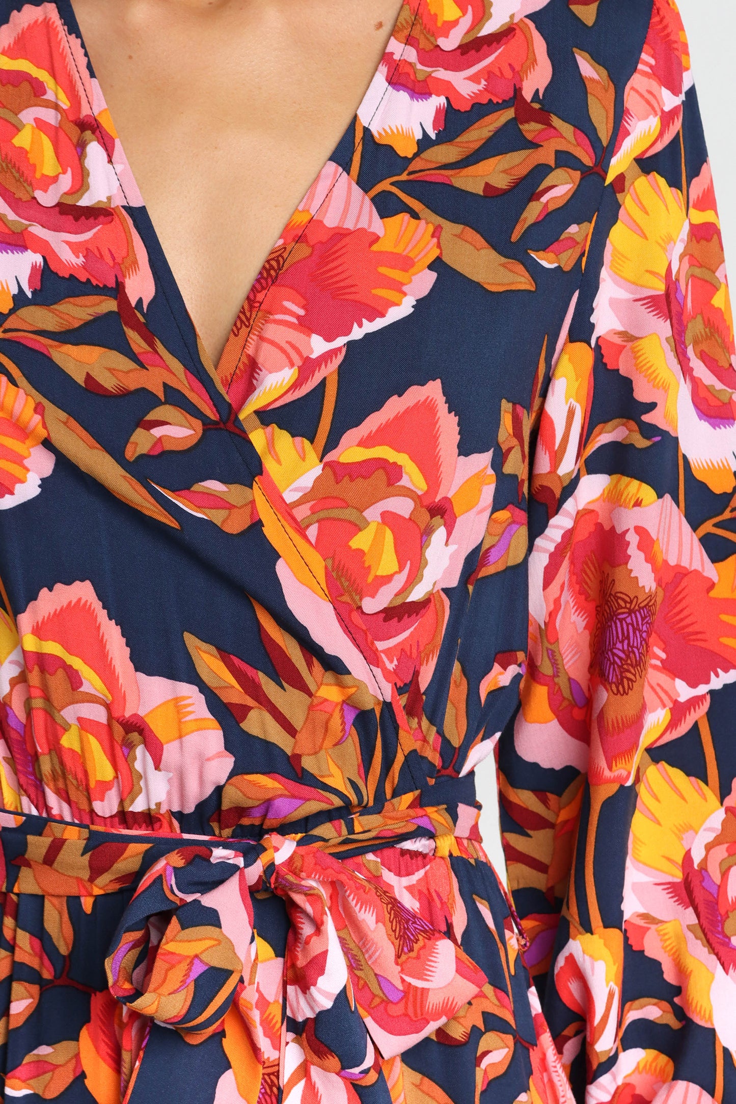 Balsa Dress - Navy Floral