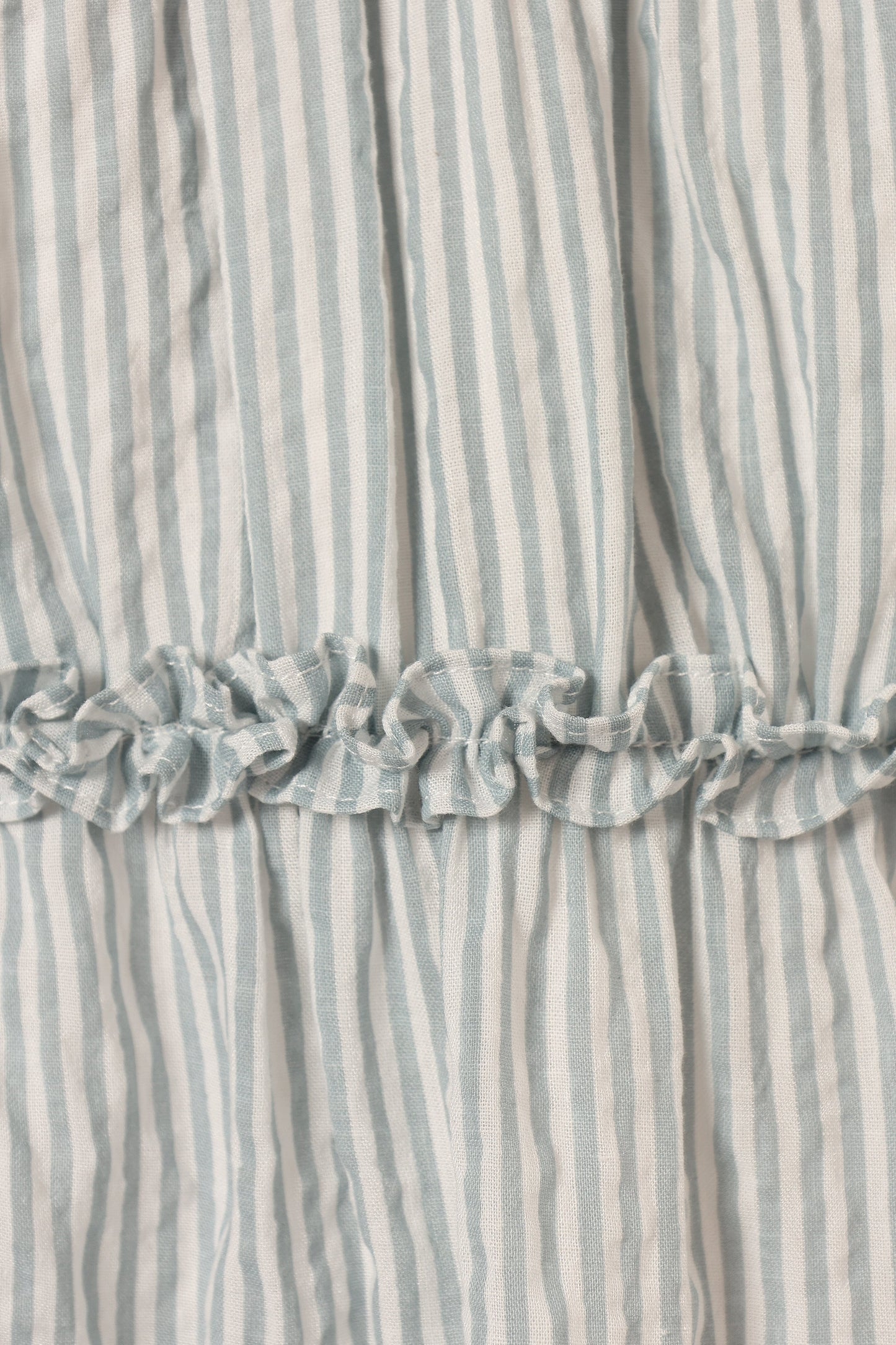 Kali Mini Dress - White Blue