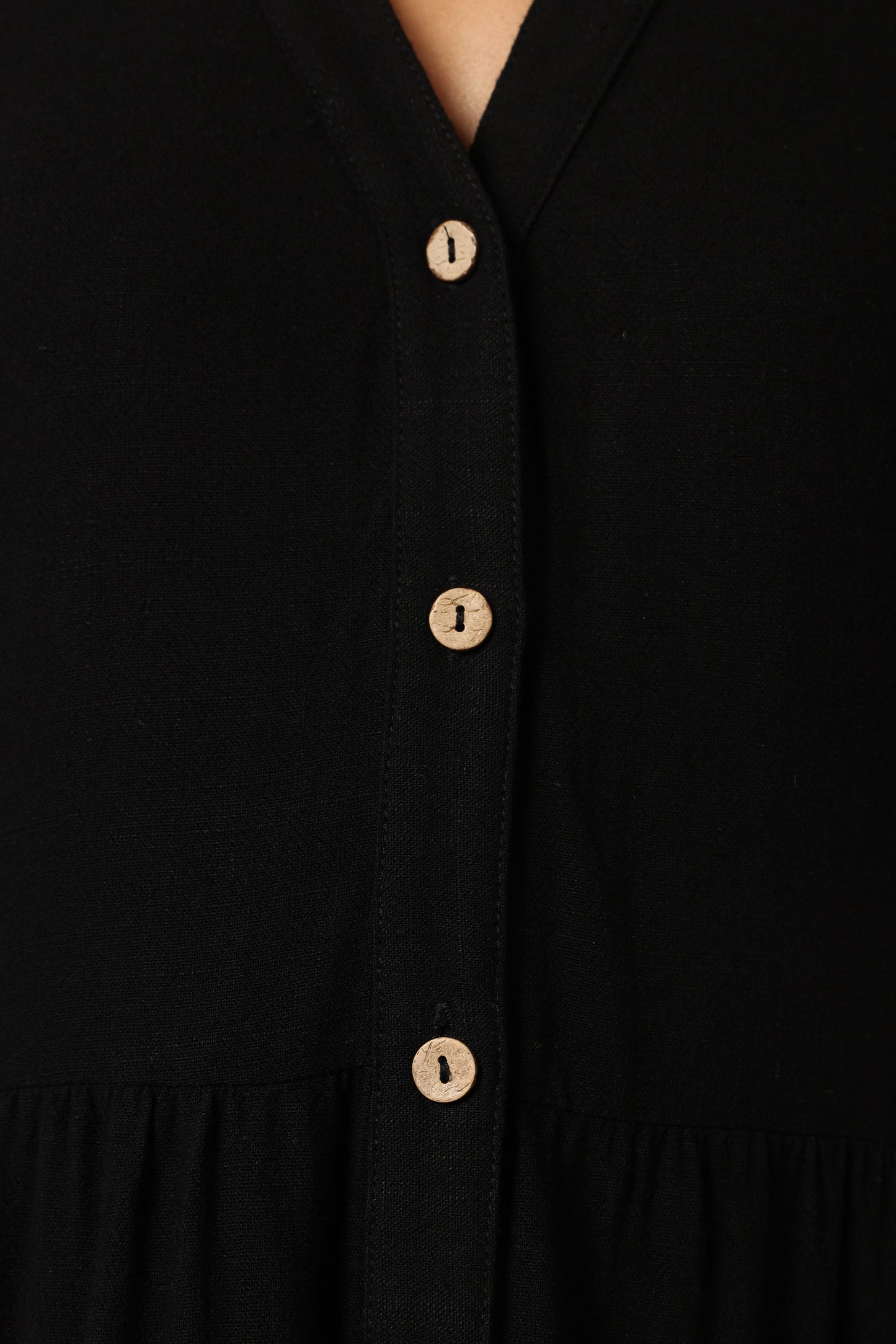 Natalya Midi Dress - Black