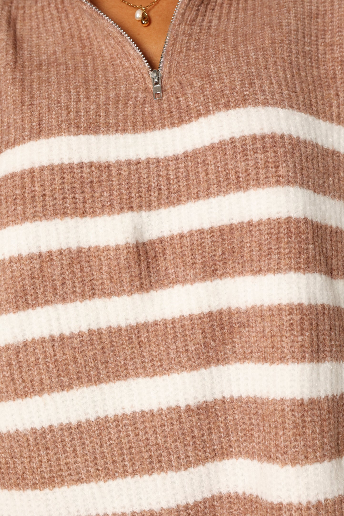 Miranda Knit Sweater - Taupe