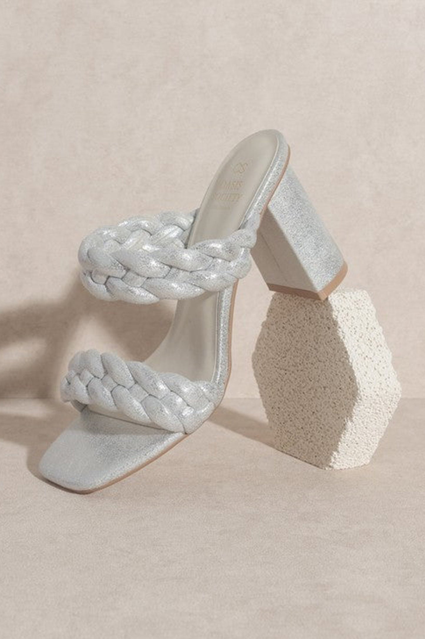 Savannah Metallic Heel - Silver