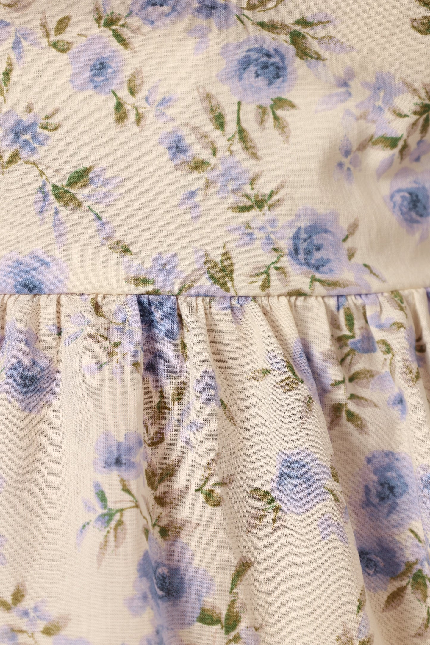 Celia Top - Ivory Blue