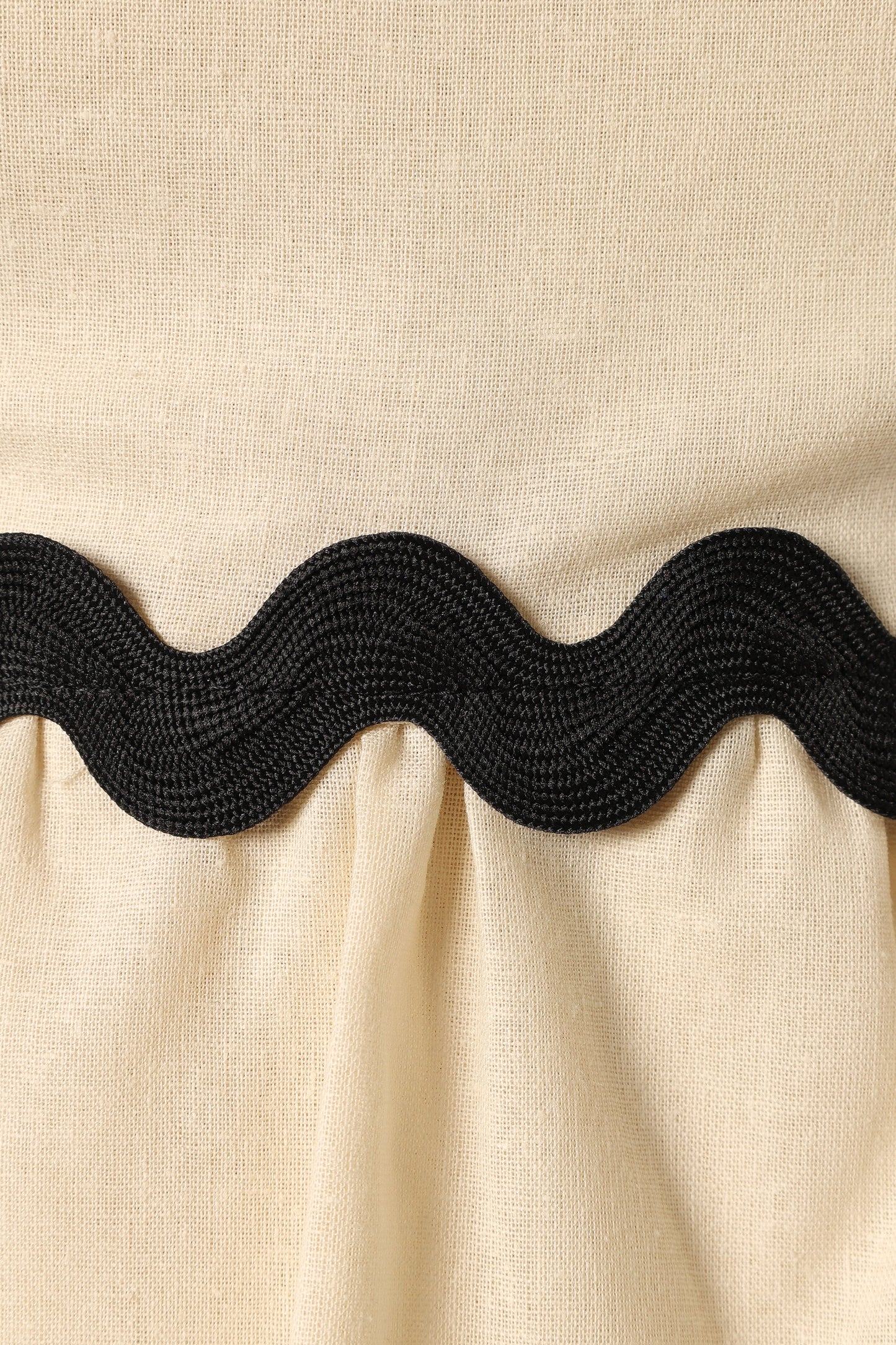 Mollymook Top - Cream Black