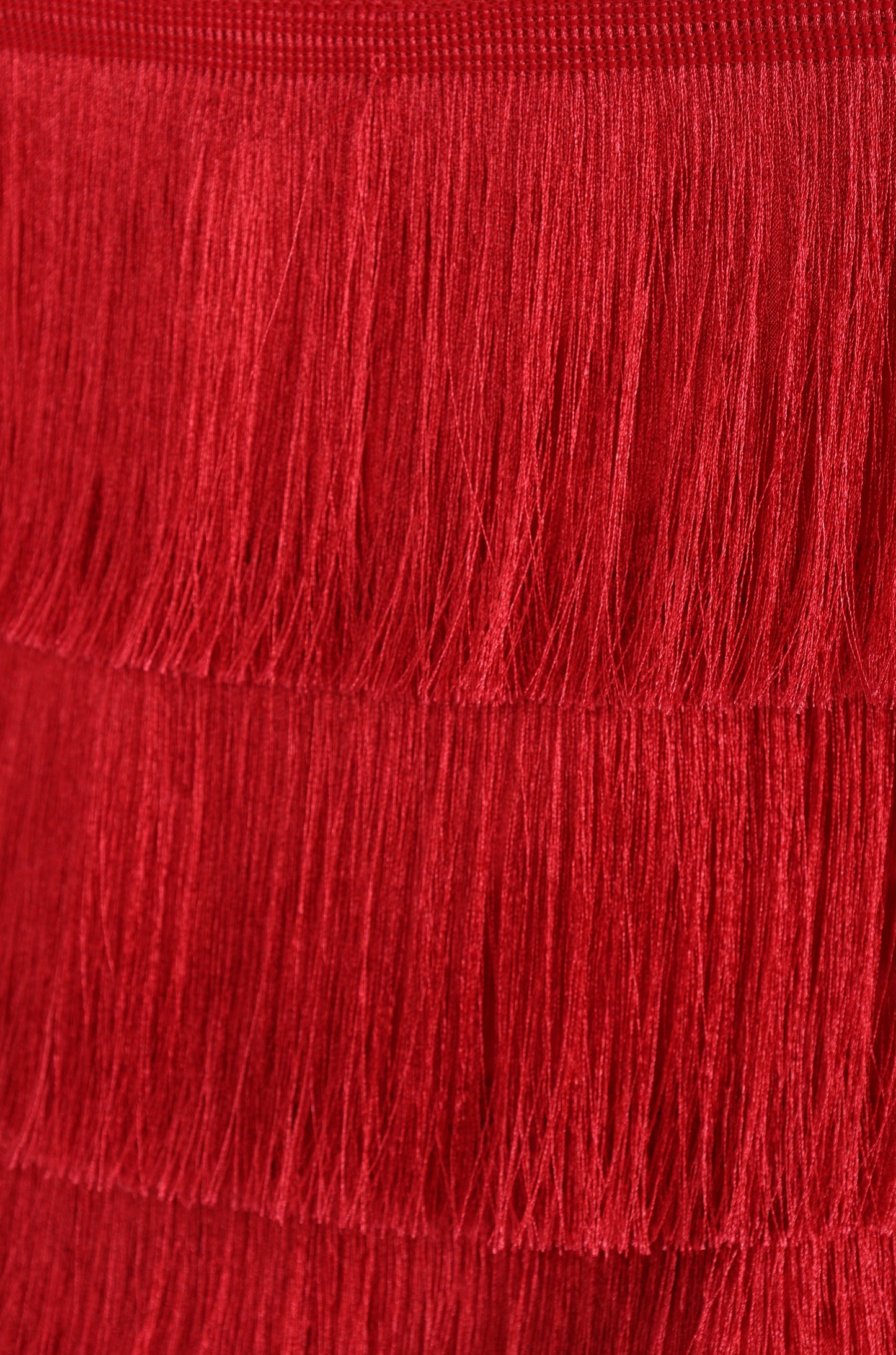 Rara Fringe Top - Red