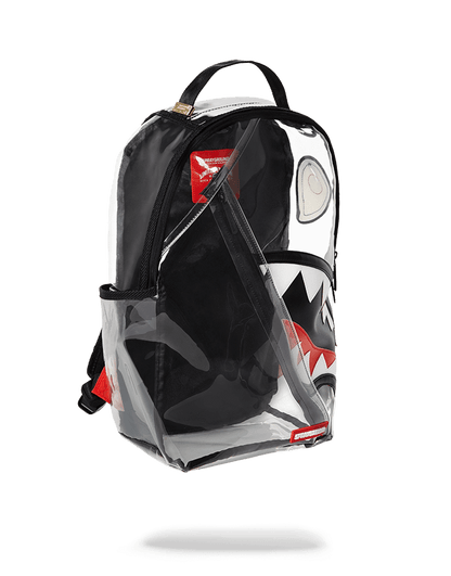 ANGLED 20/20 VISION SHARK CLEAR BACKPACK