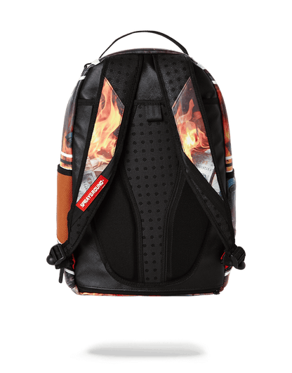 SPALDING X SPRAYGROUND FIRE MONEY BACKPACK