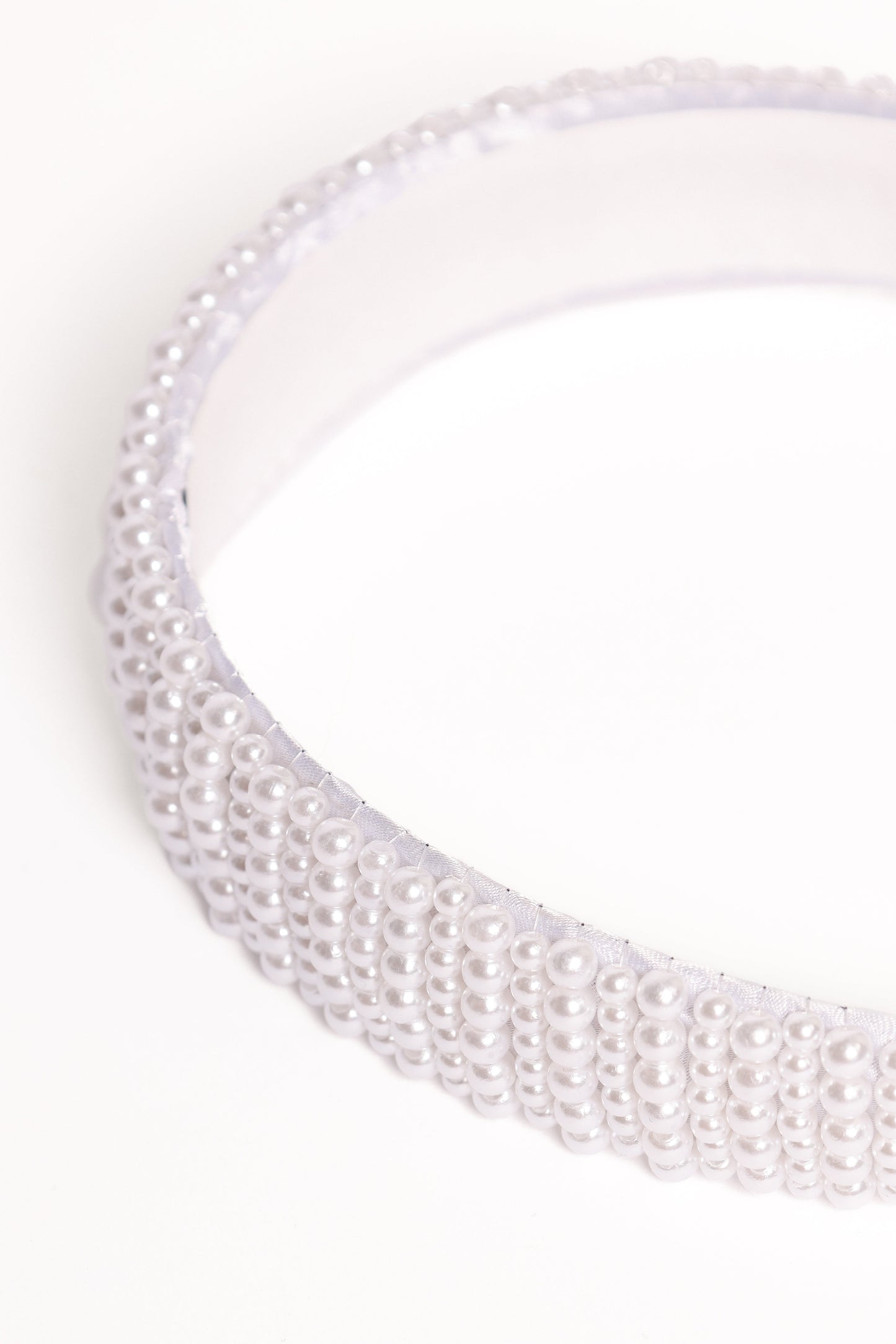 Simona Headband - Pearl