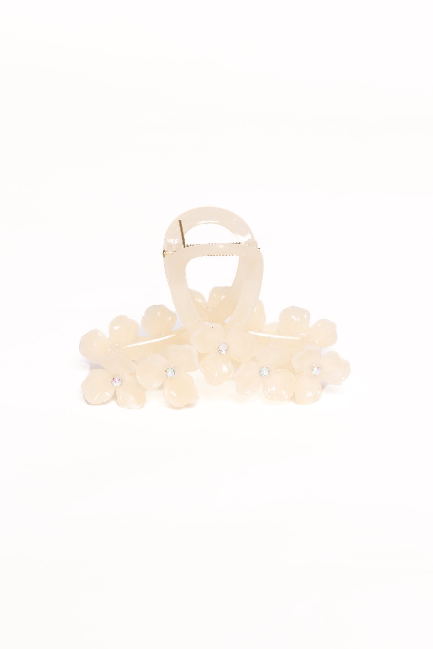 Shiloh Flower Hair Clip - Cream