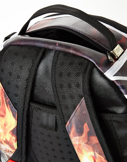SPALDING X SPRAYGROUND FIRE MONEY BACKPACK