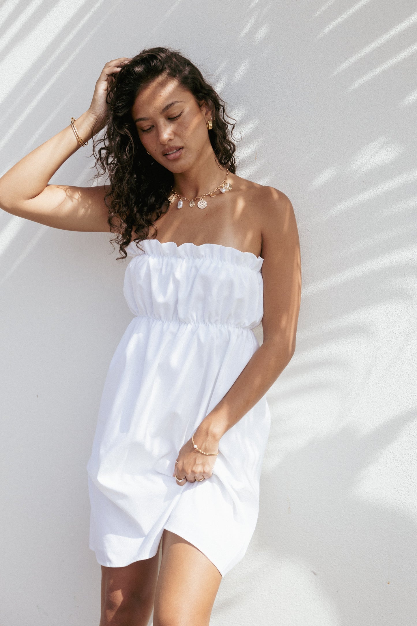 Stratton Mini Dress - White