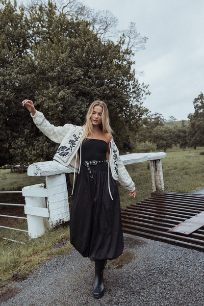 Annalyse Midi Dress - Black