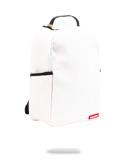 THE SPRAYGROUND DIY WHITE BACKPACK (VEGAN LEATHER & INNER MONEY LINING) & MARKERS INCLUDED
