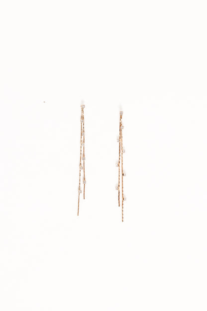 Yves Drop Earrings - Gold