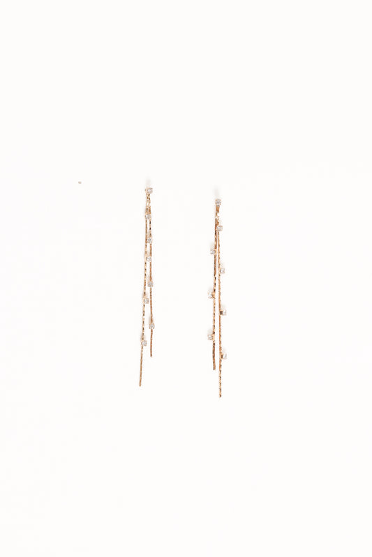 Yves Drop Earrings - Gold
